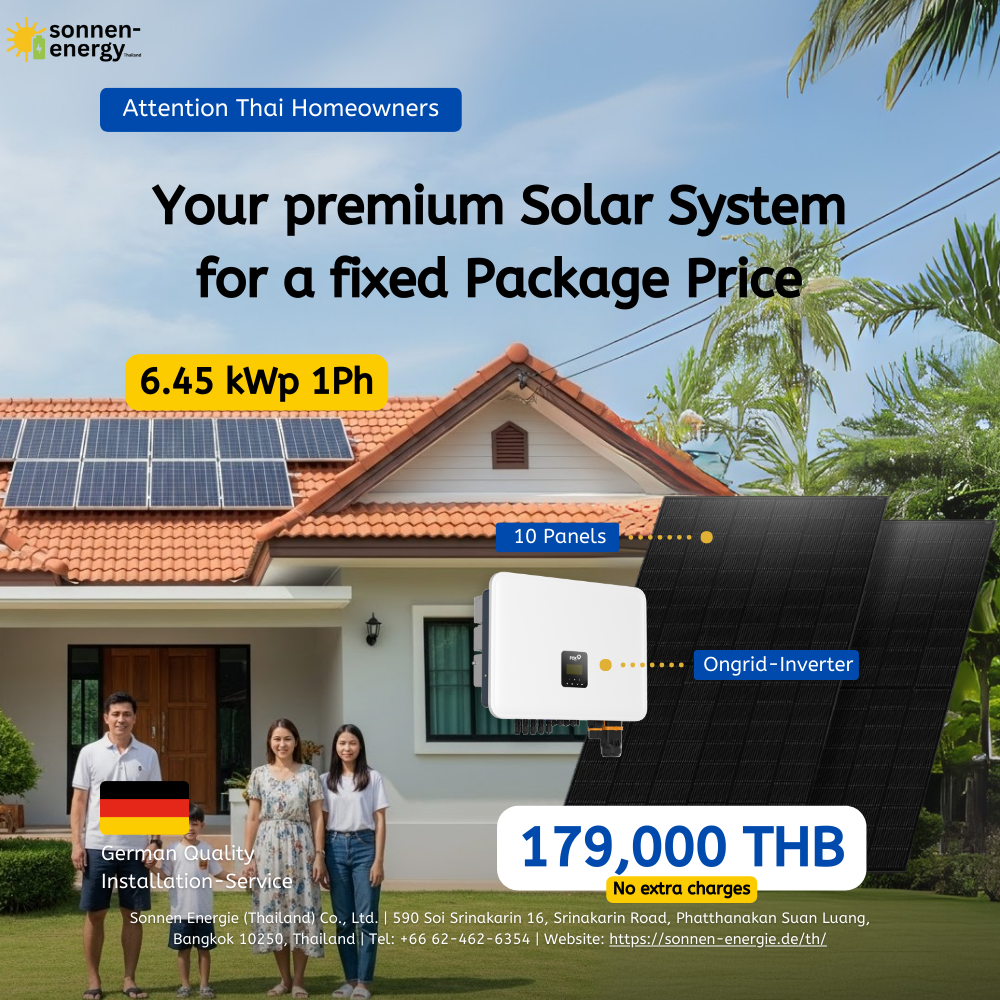 Sonnen-Energy Thailand Facebook ad: Cut Bills with German Quality
