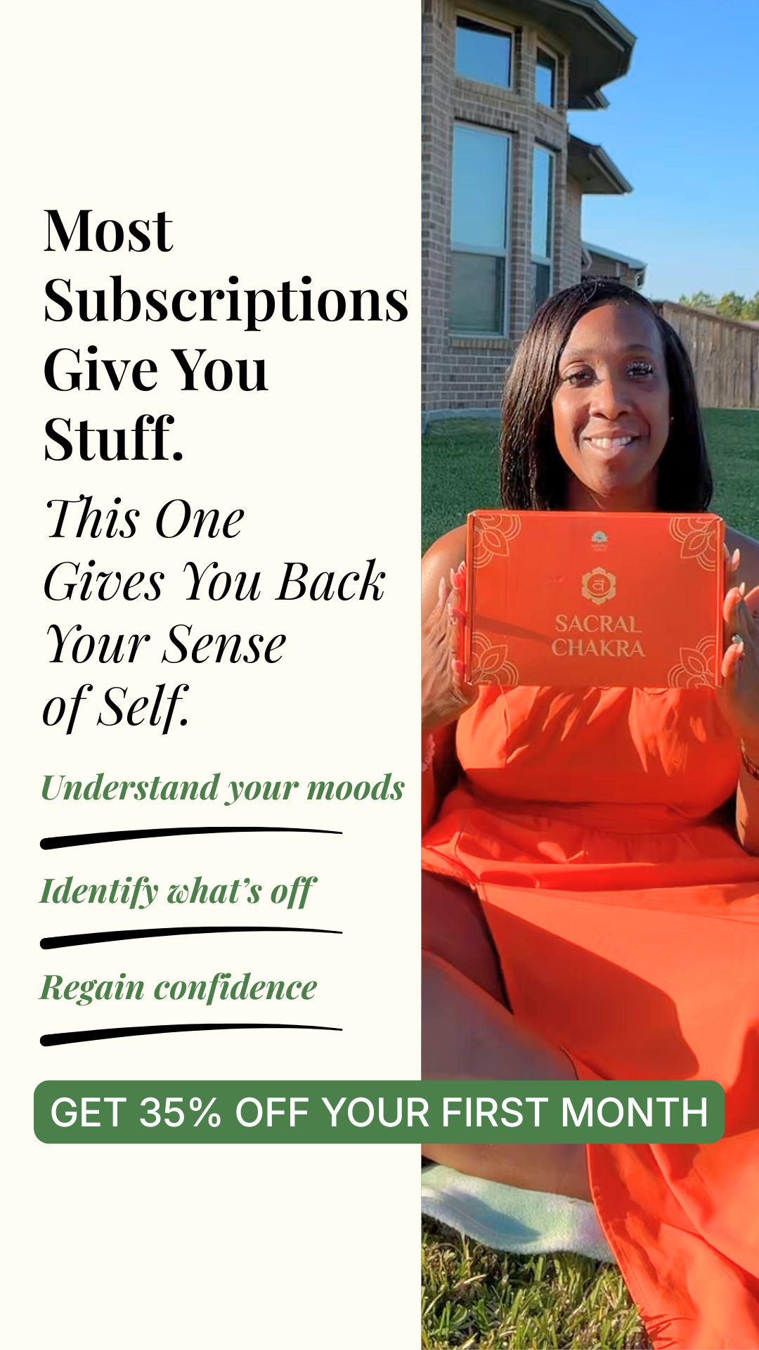 Chakra Healing Box Facebook ad