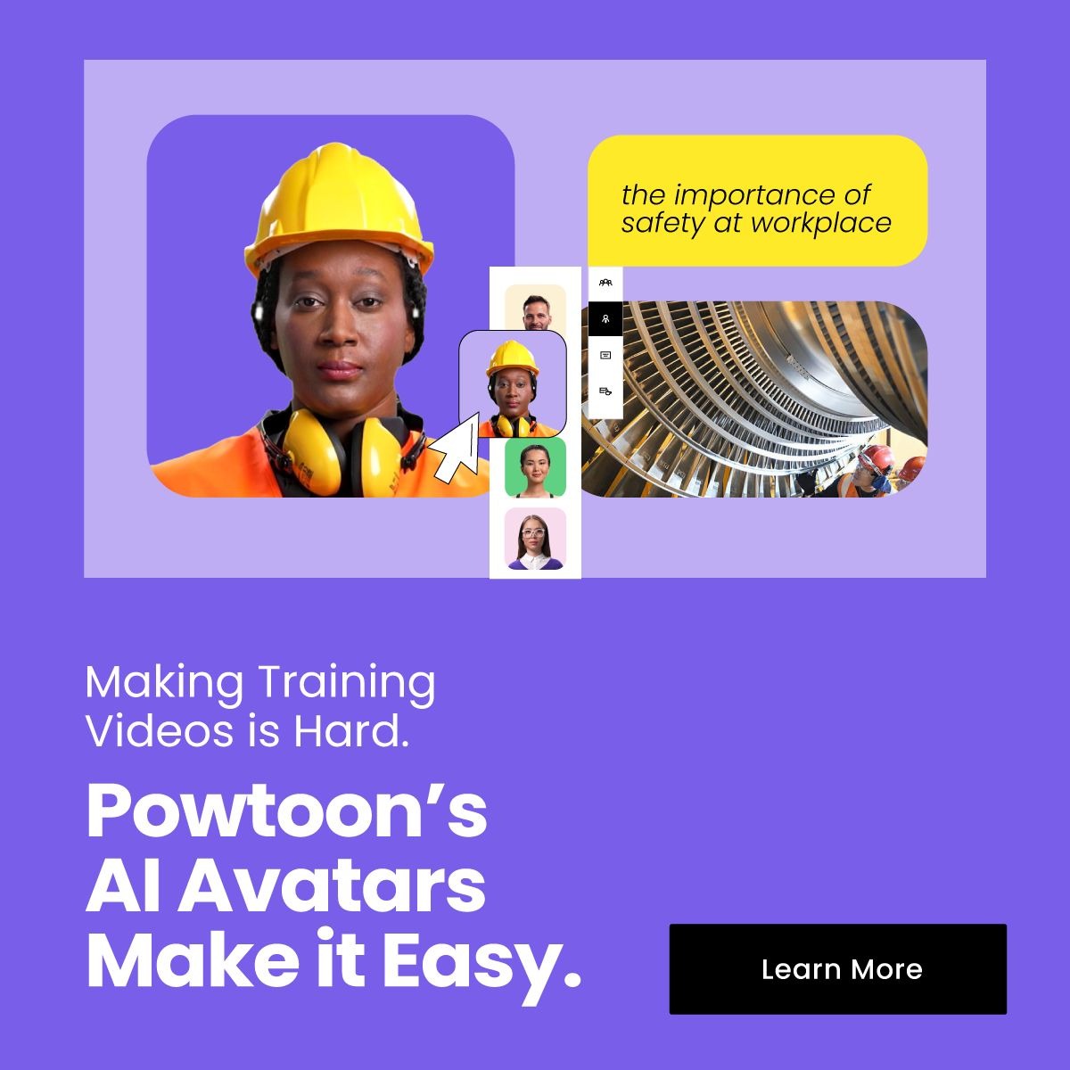 Powtoon Facebook ad