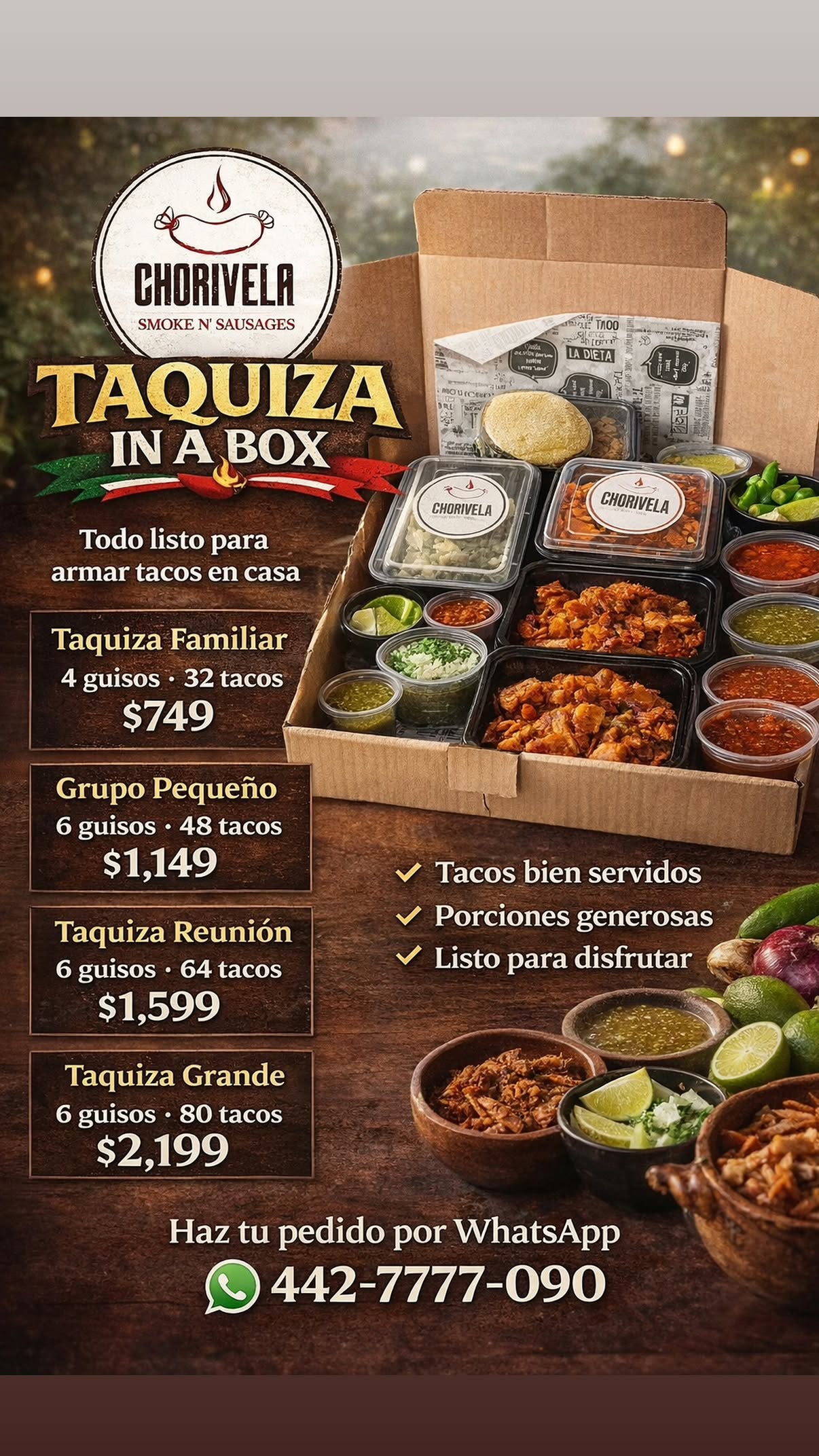 Chorivela Facebook ad from Apr 13, 2026