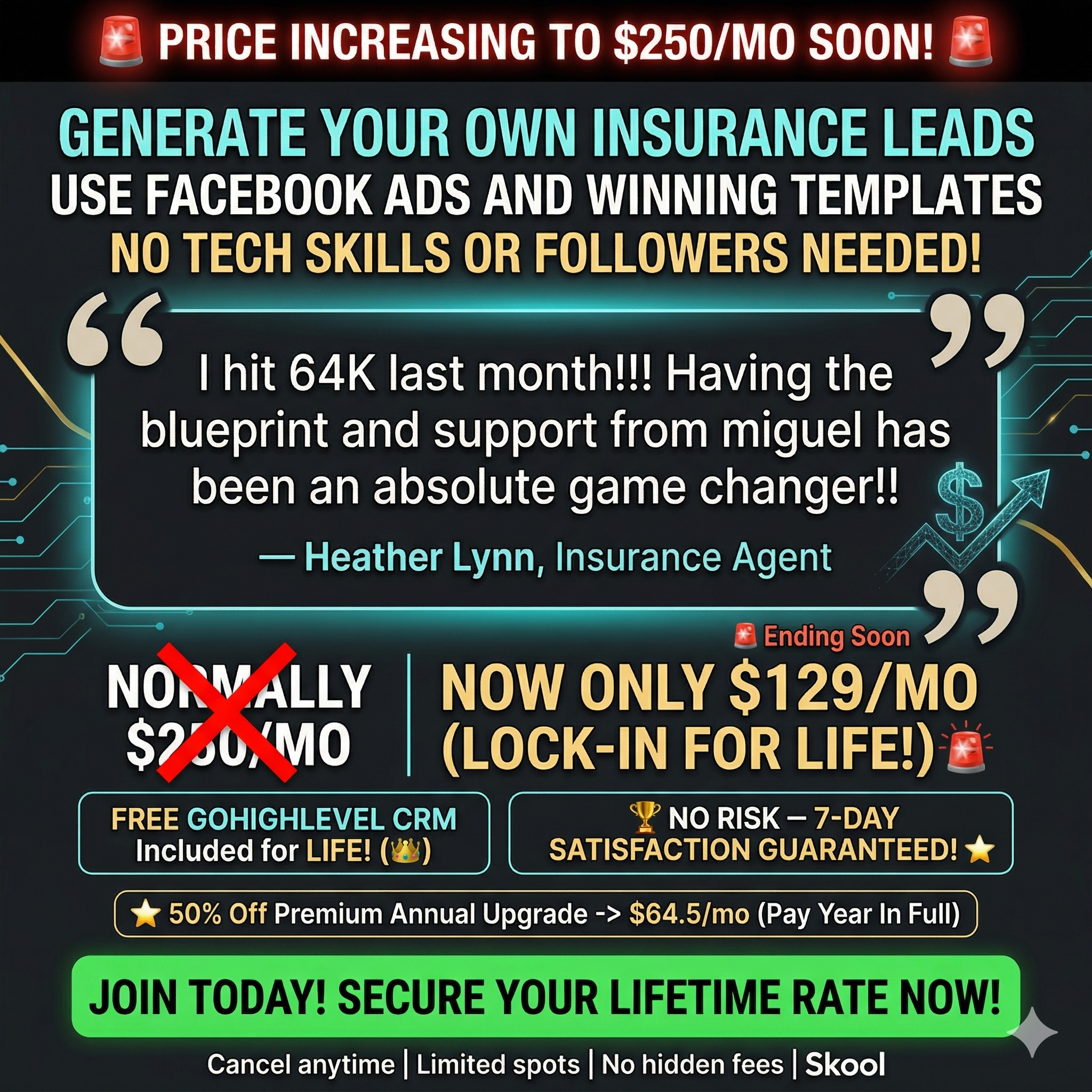 Miguel Navarro Facebook ad