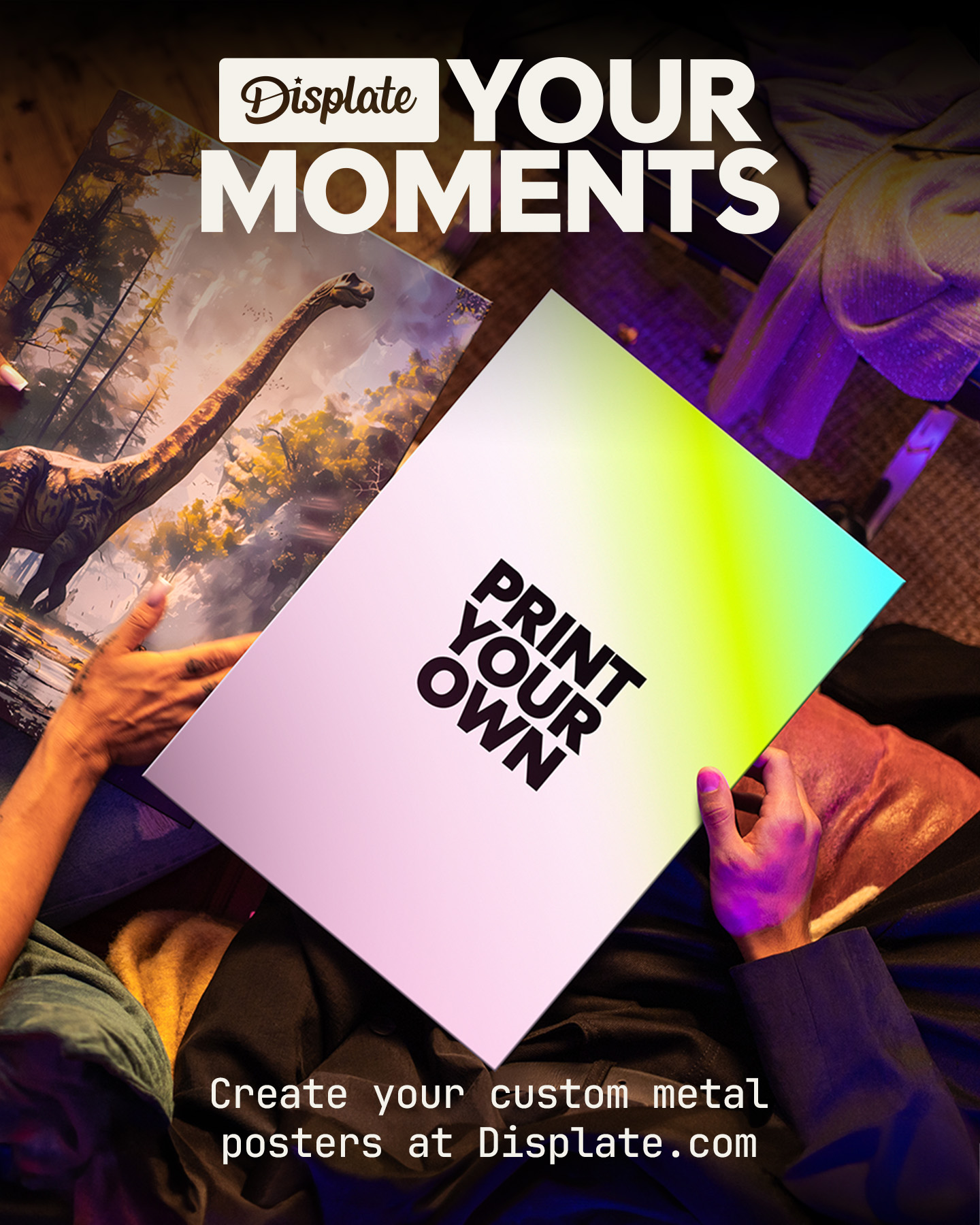 Displate Facebook ad