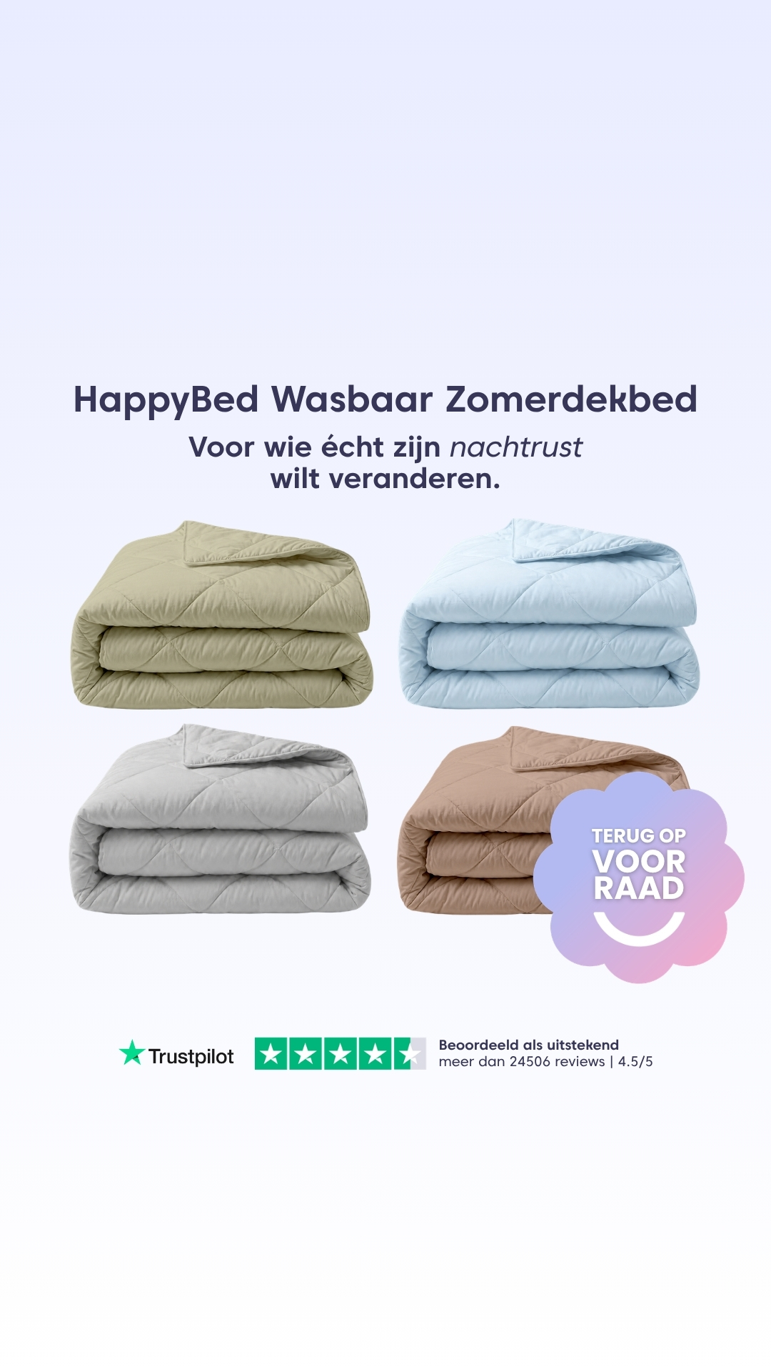 HappyBed Facebook ad