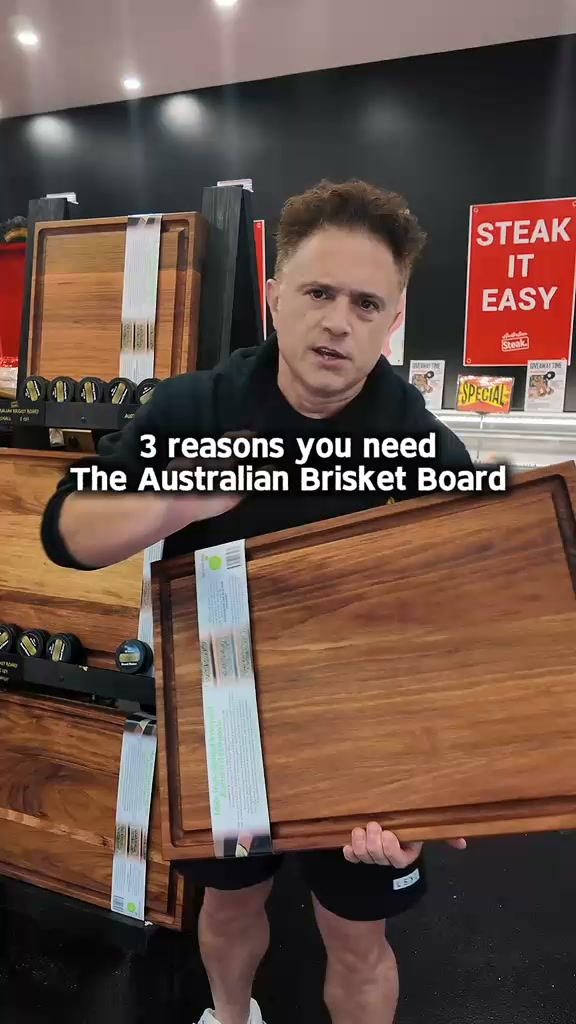 The Australian Brisket Board Facebook ad: The Board Australia Keeps Choosing