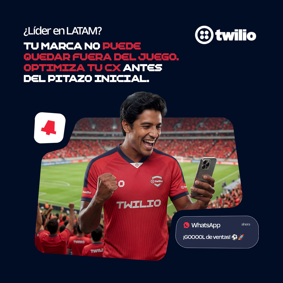 Twilio Facebook ad