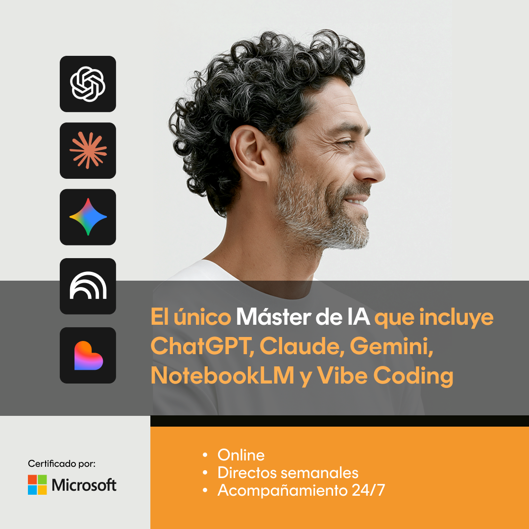 Founderz Facebook ad: El Máster en IA que piden las empresas