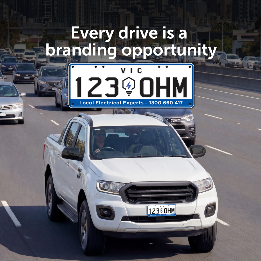 Custom Plates Facebook ad