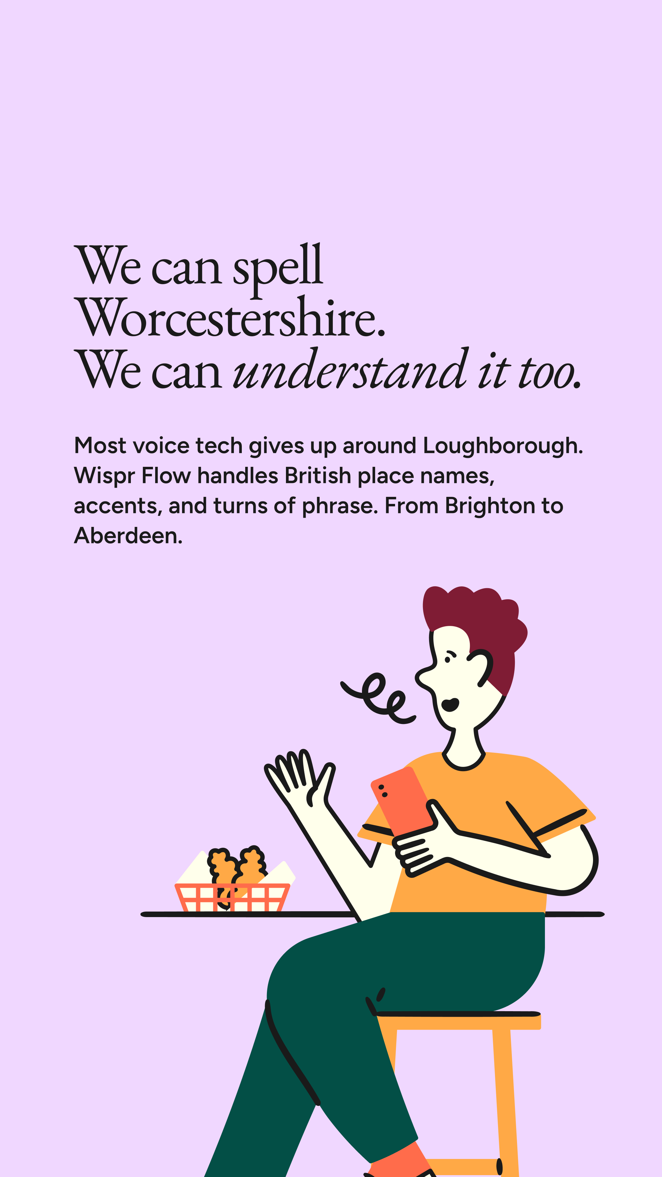 Wispr Flow Facebook ad