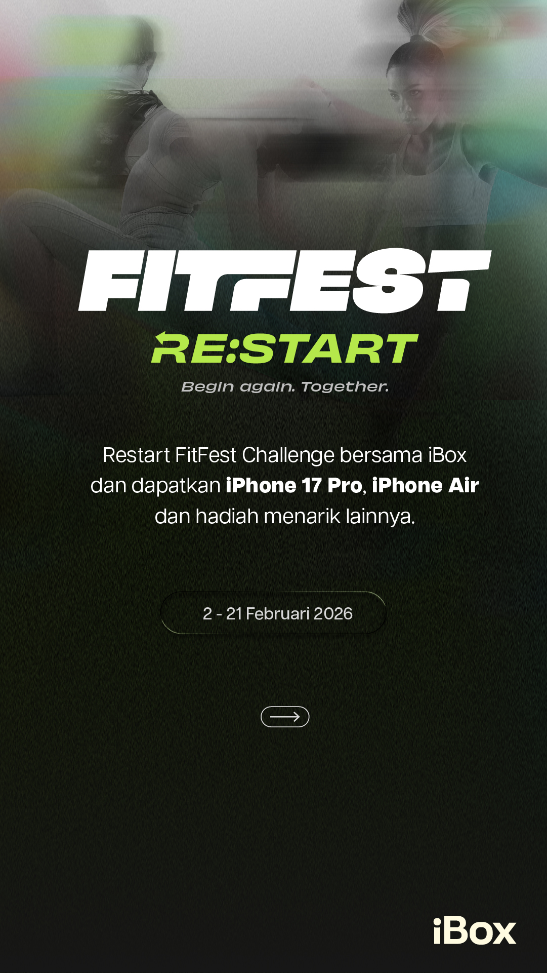 iBox Facebook ad: FitFest RE:START