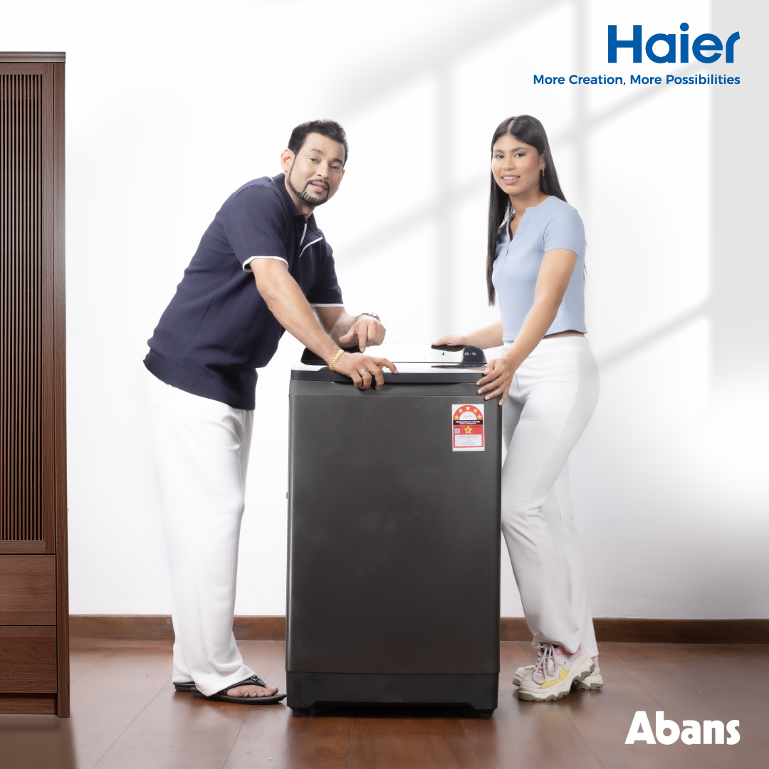 Haier Facebook ad: Next level performance, right on your counter.