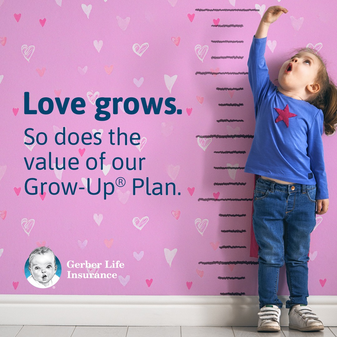 Gerber Life Facebook ad