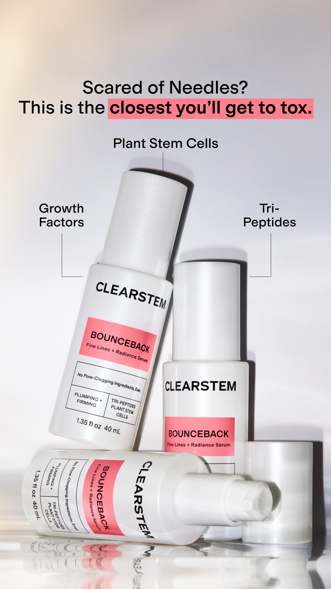 CLEARSTEM Skincare Facebook ad