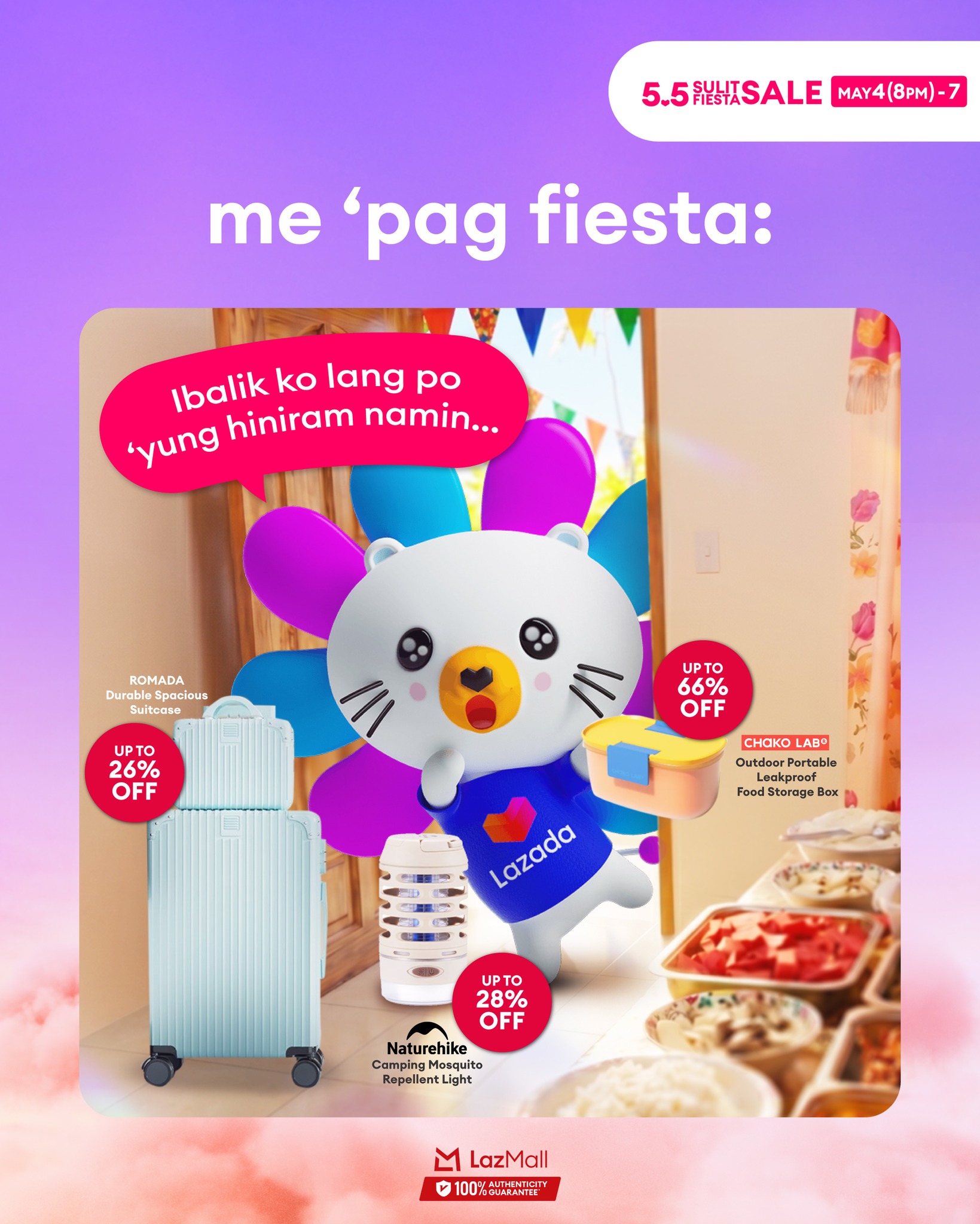 Lazada Facebook ad