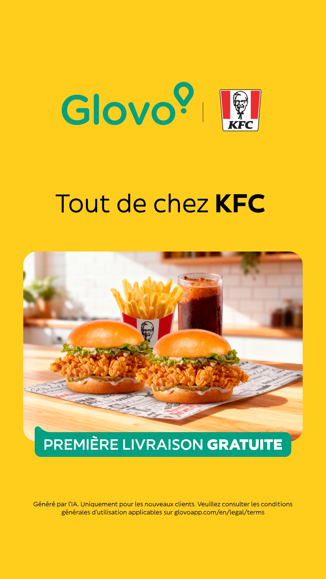 Glovo Facebook ad
