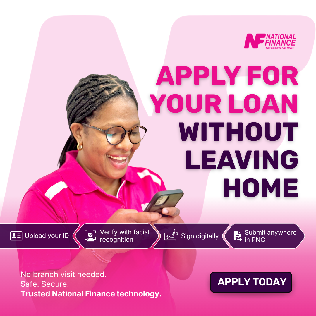 National Finance Limited Facebook ad: Apply anytime, anywhere