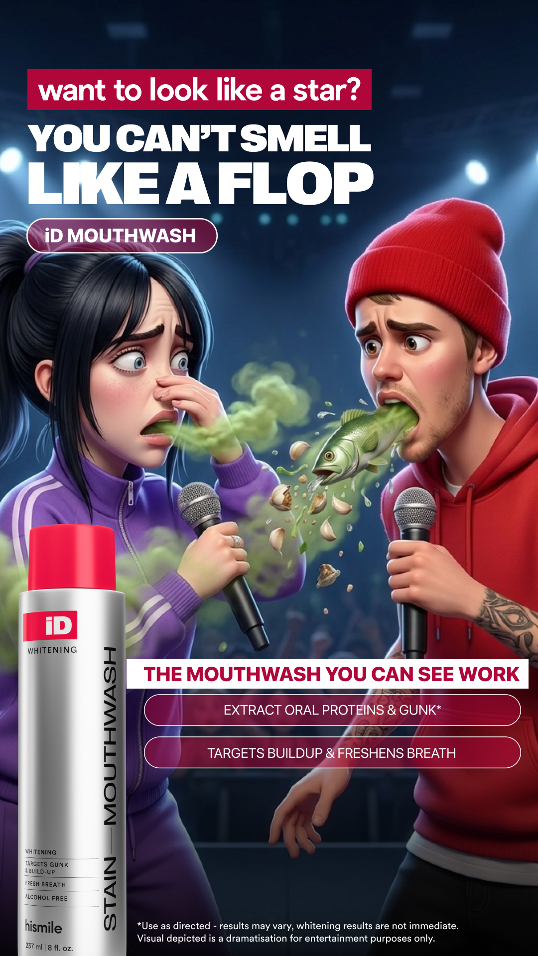 Hismile Facebook ad