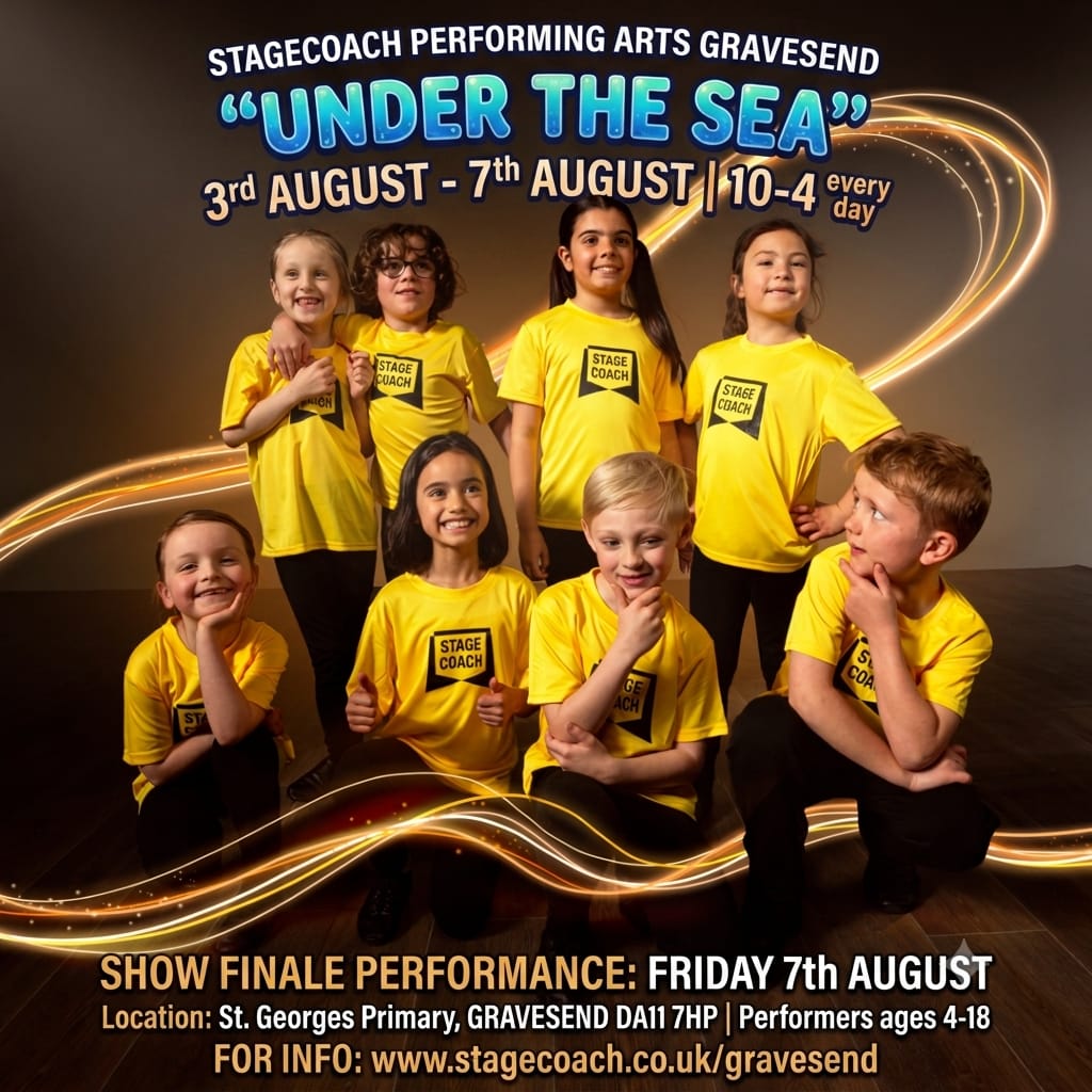 Stagecoach Performing Arts Gravesend Facebook ad: Show in a Week