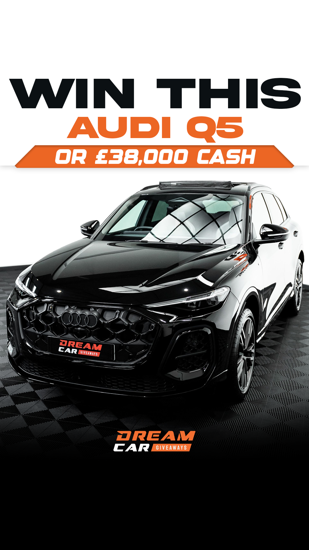 Dream Car Giveaways Facebook ad