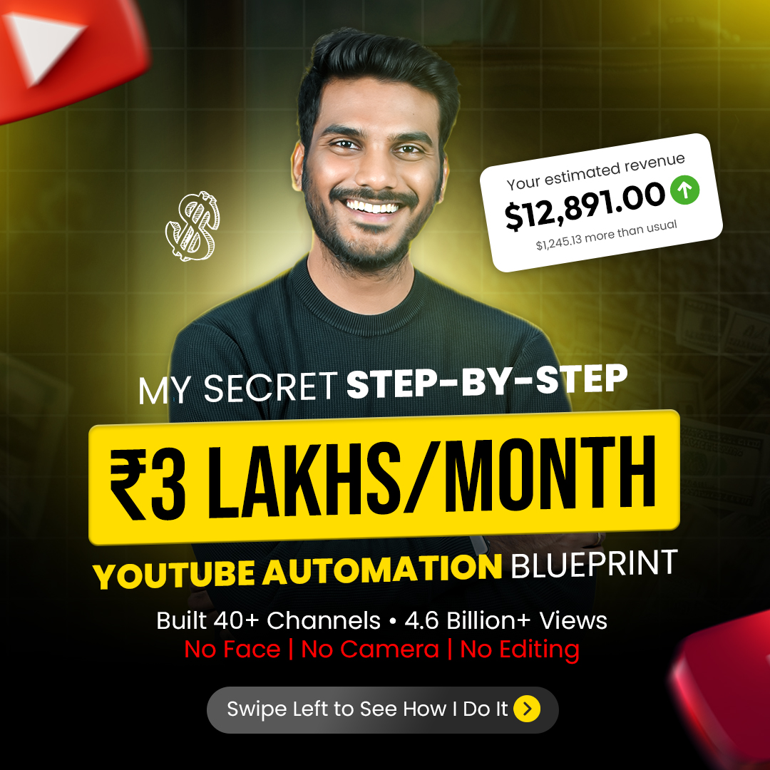 Vijay - Youtube Cashcow Program Facebook ad