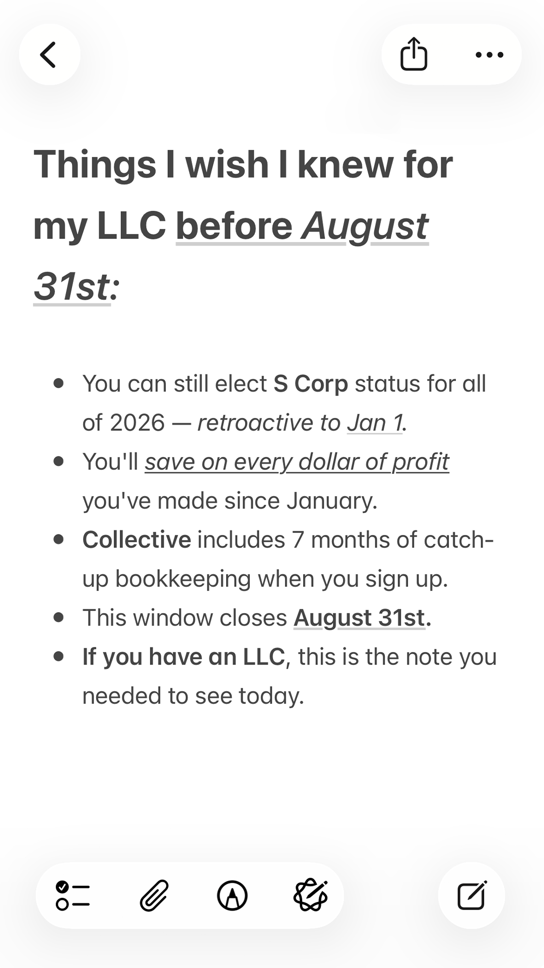 Collective Facebook ad