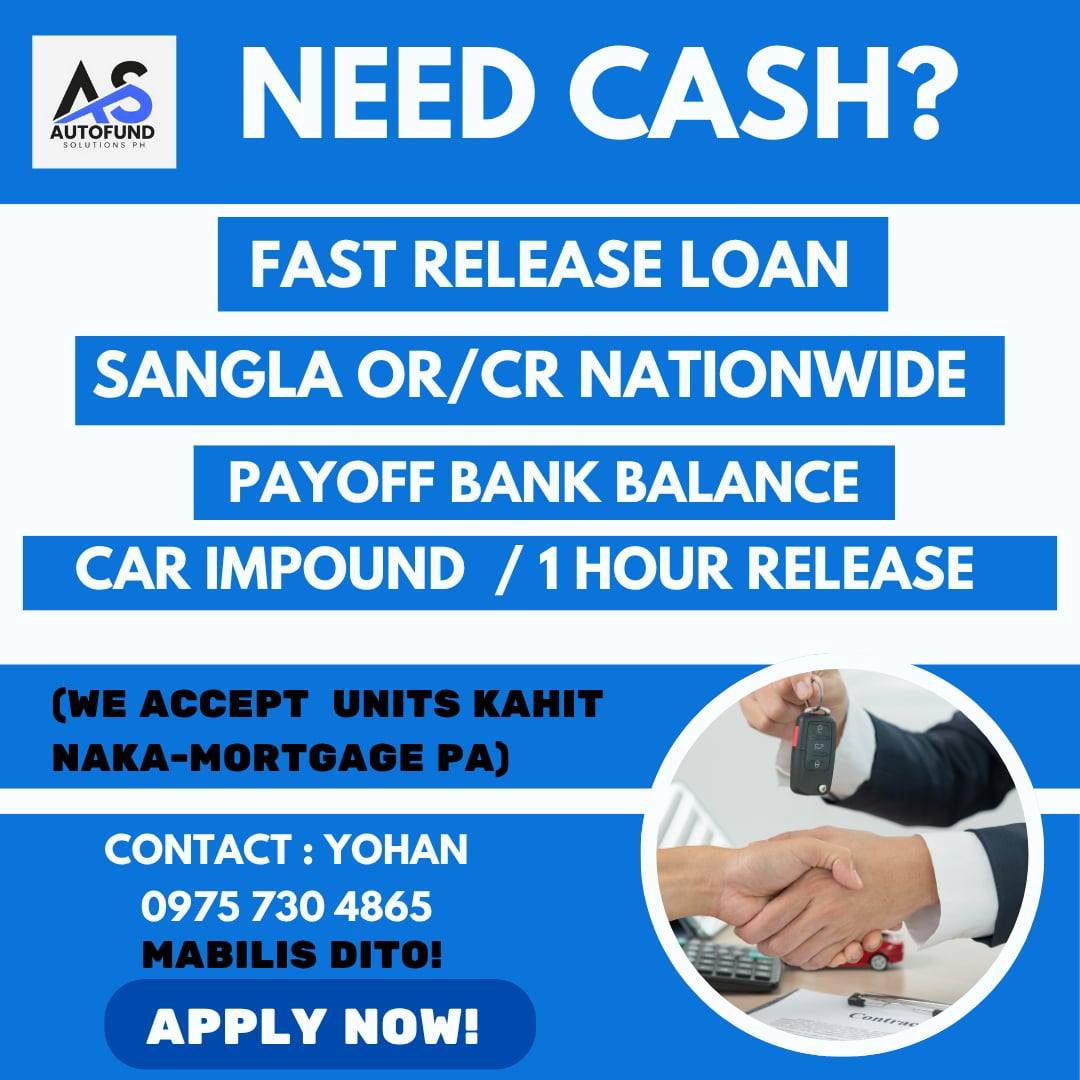 AutoFund Solutions PH Facebook ad: Emergency Loan? We’ve Got You!
