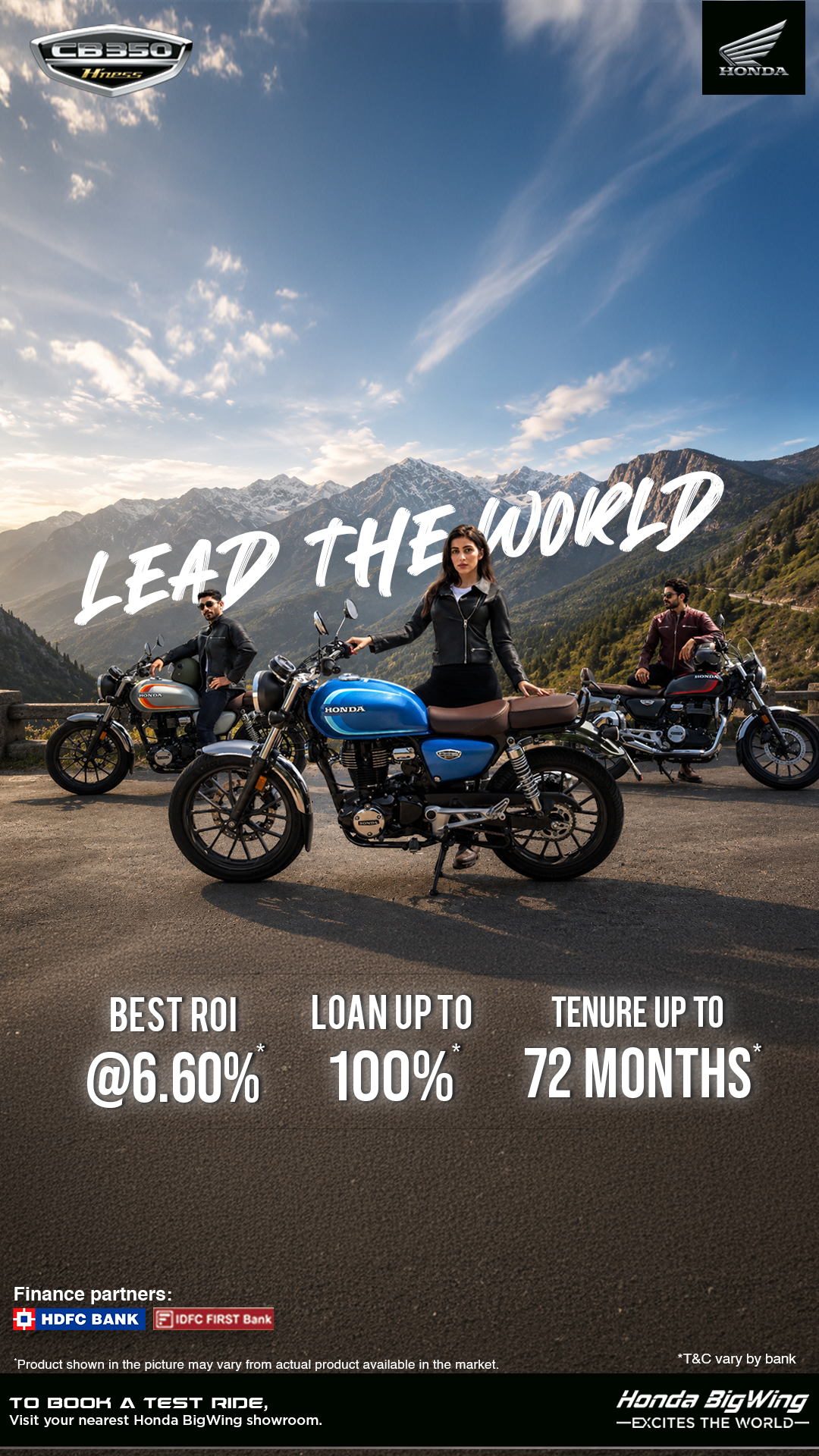 Honda BigWing India Facebook ad