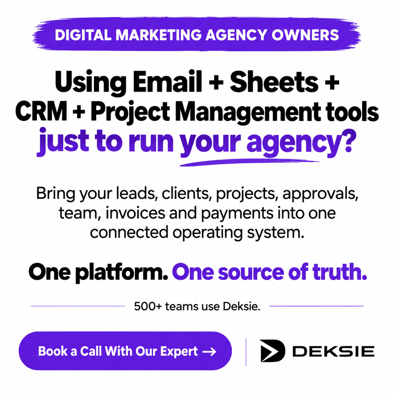 Deksie Facebook ad