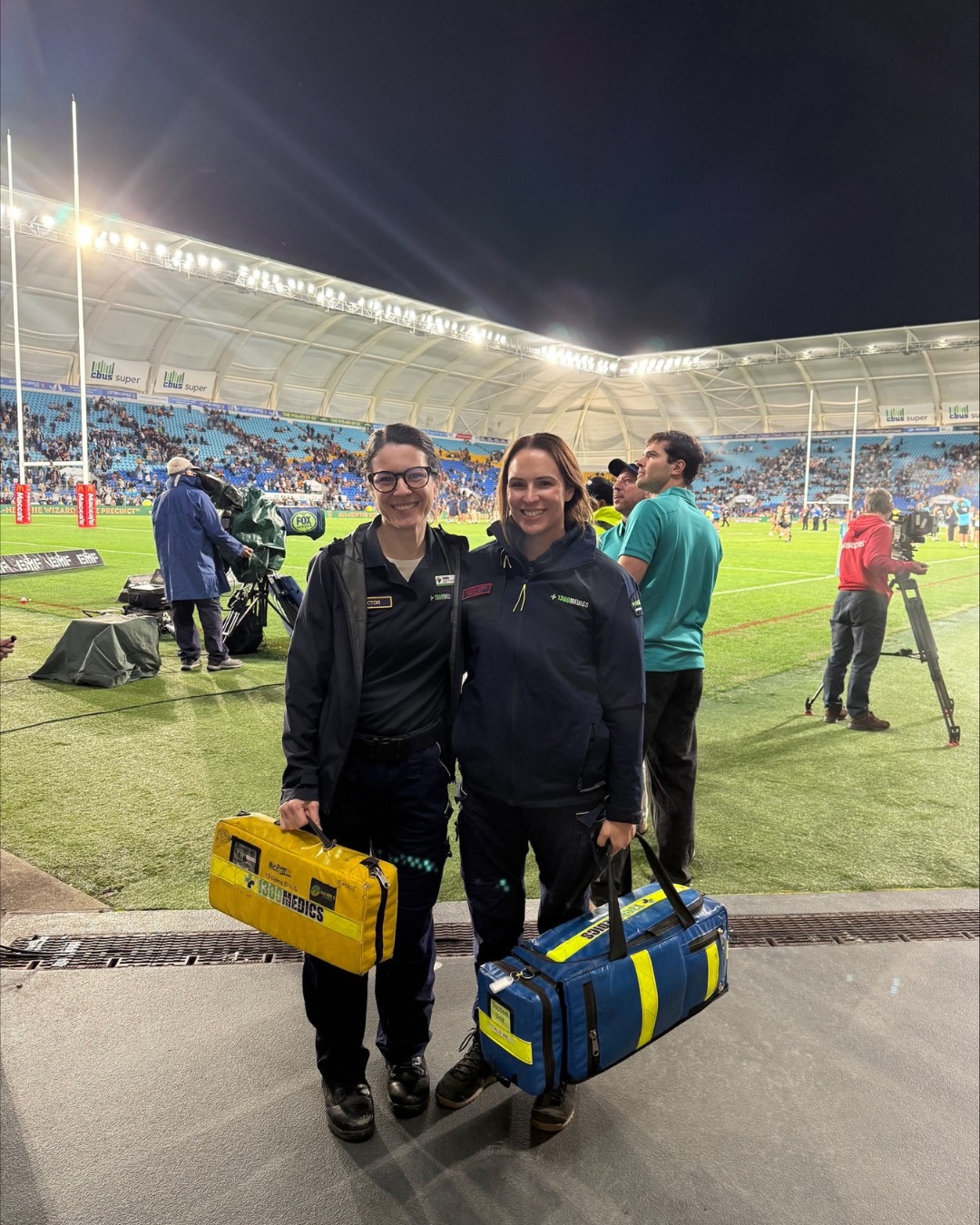 1300MEDICS Facebook ad: Our experienced Field of Play team ready for…