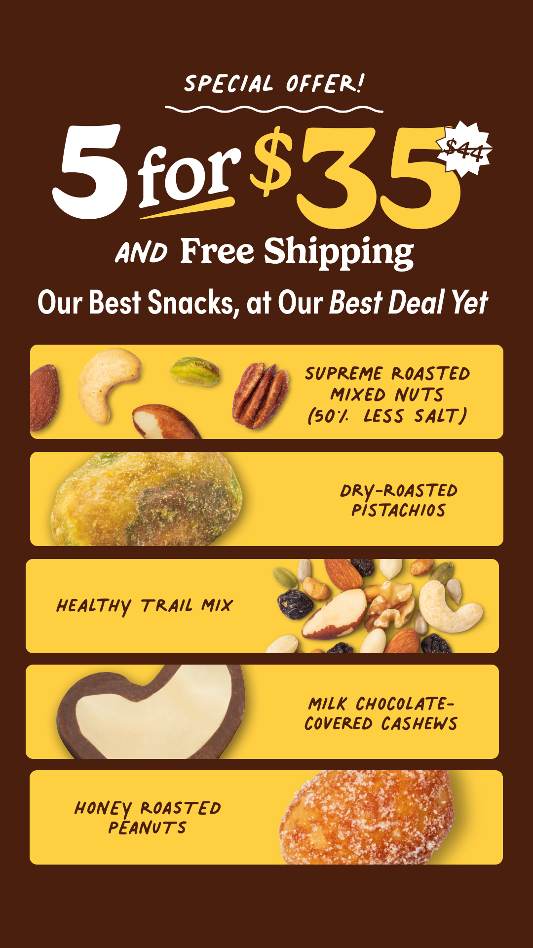 Nuts.com Facebook ad