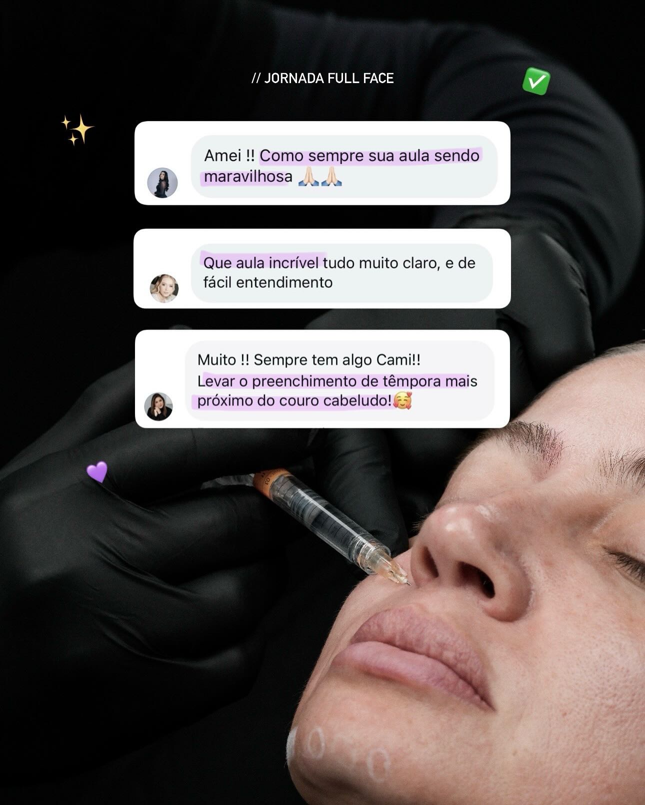 Facial Academy Facebook ad: os feedbacks já estão chegando… e a gente…