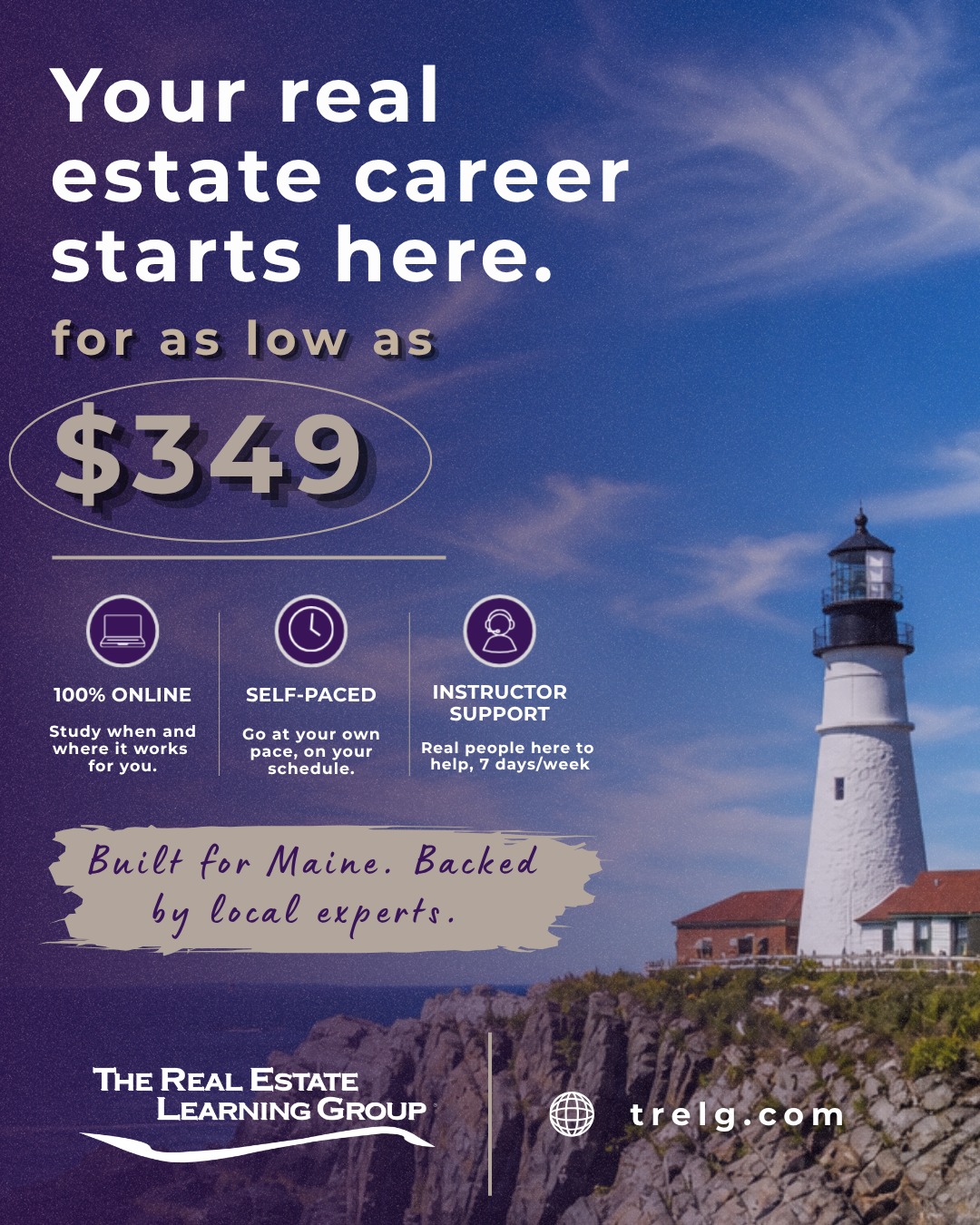 The Real Estate Learning Group Facebook ad