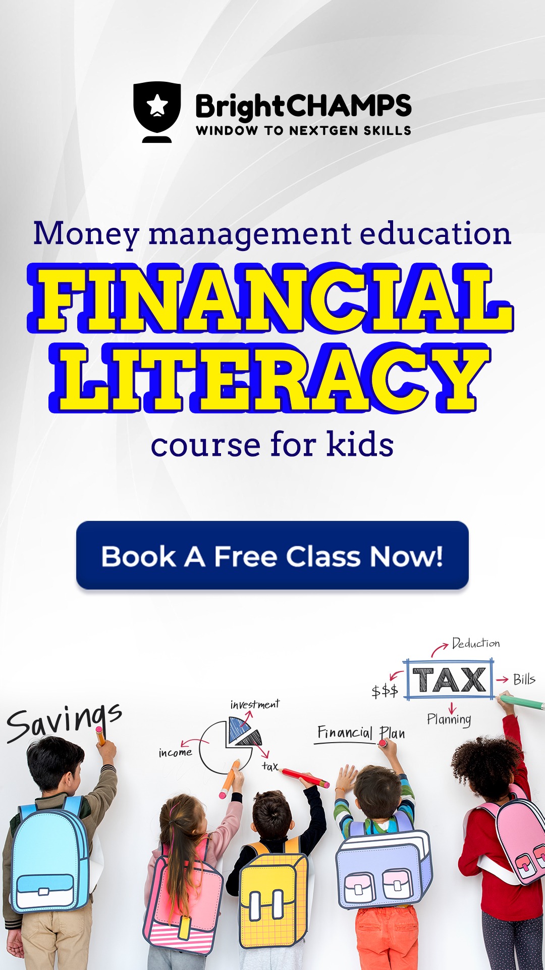 Education10x : Financial Literacy Program for Kids and Teens Facebook ad
