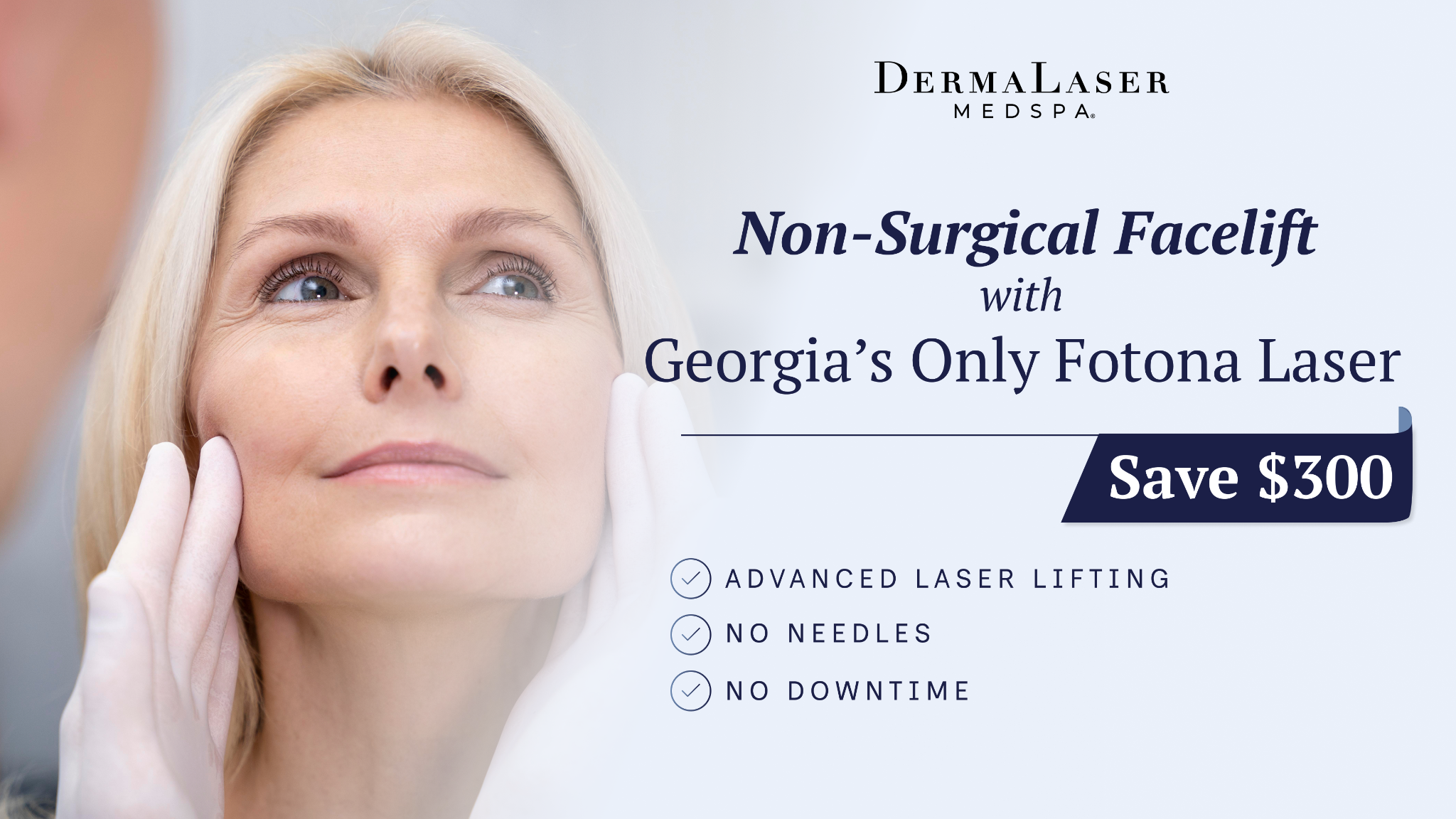 DermaLaser Medspa Facebook ad from Dec 5, 2025