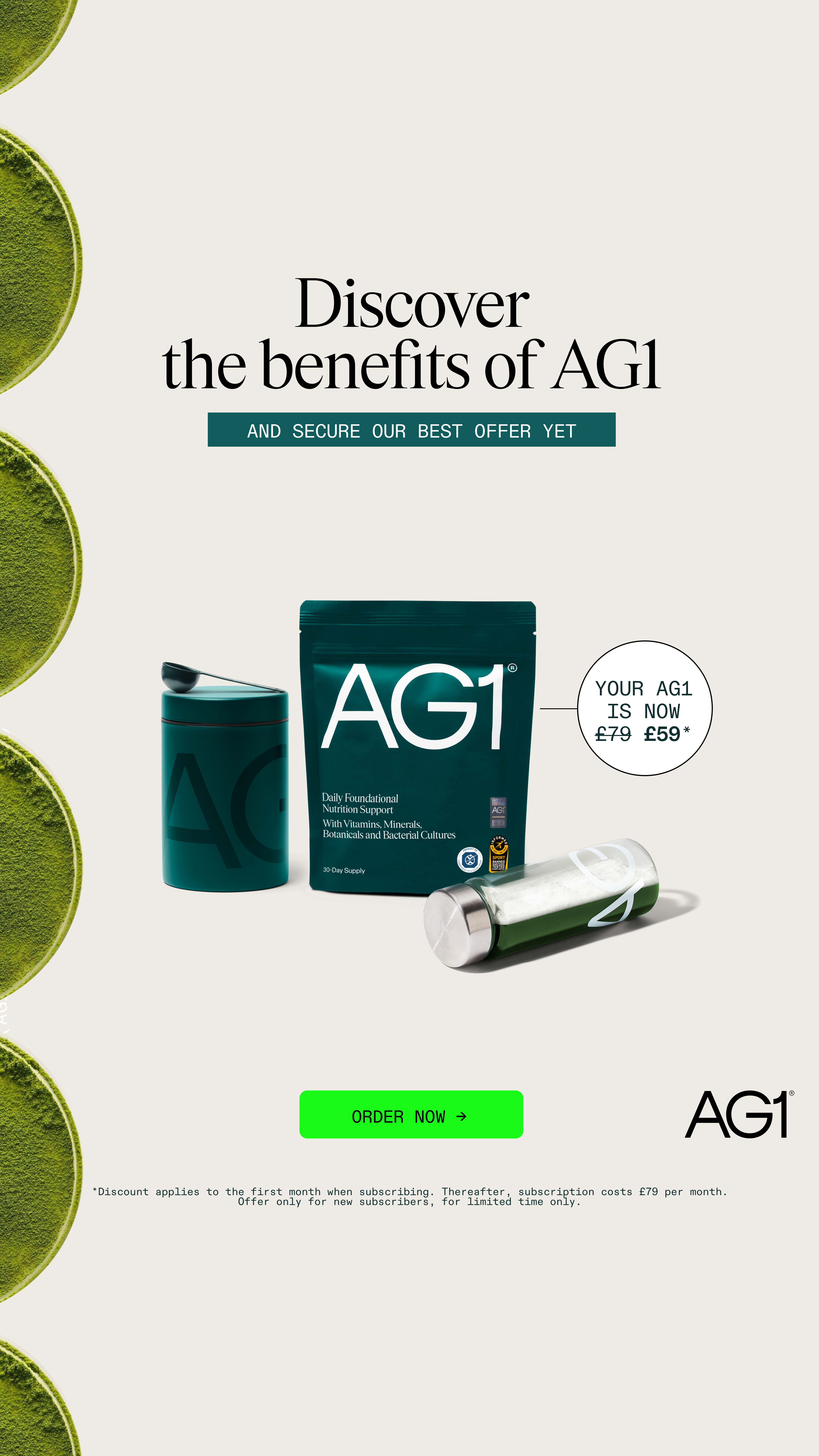 AG1 by Athletic Greens Facebook ad