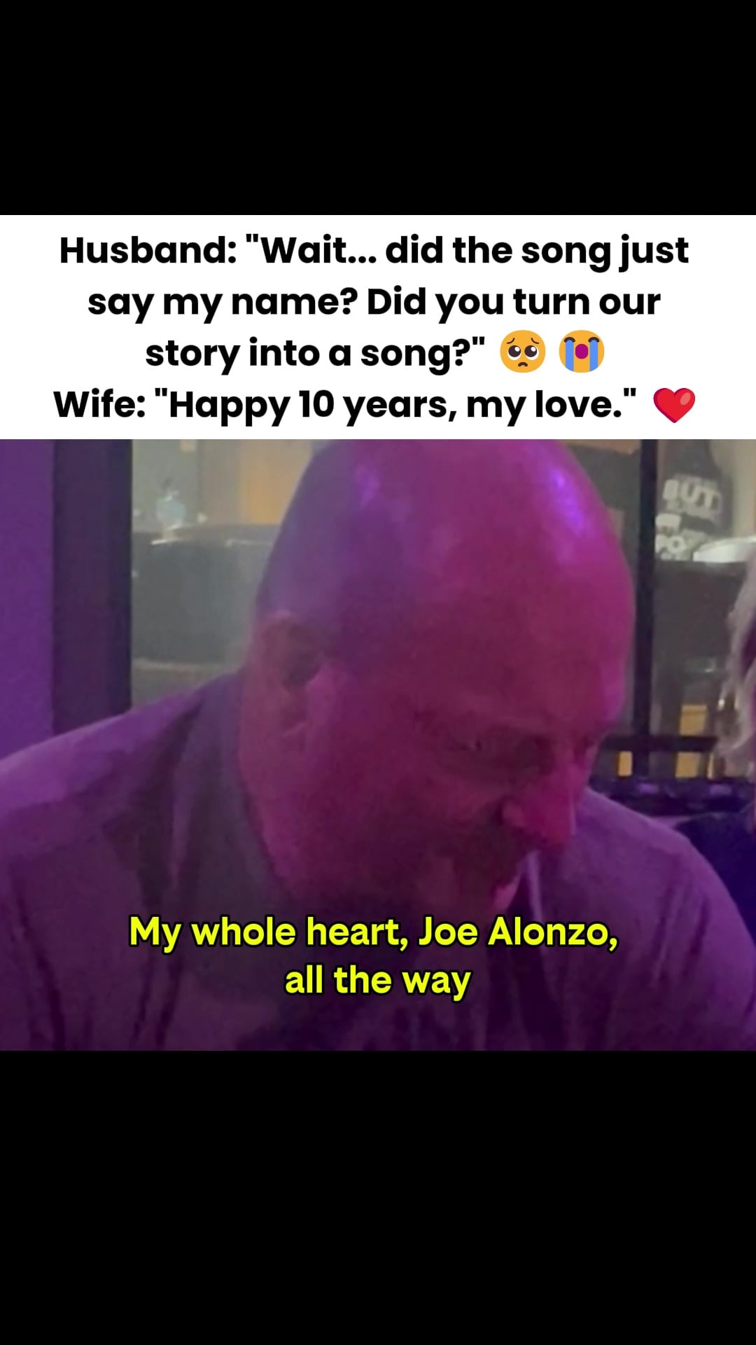 Kaytlin Grace Facebook ad: I haven't seen him cry like this in years.