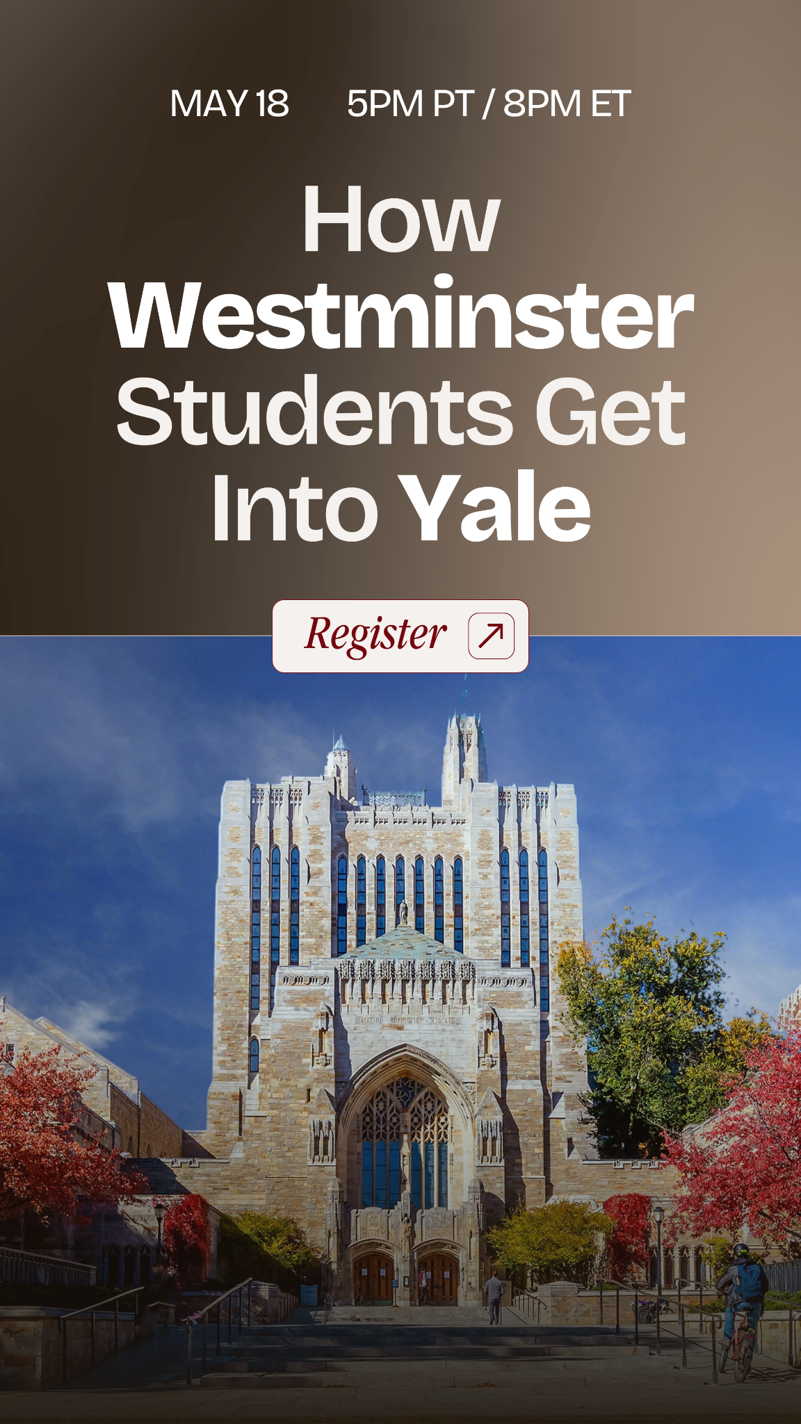 Crimson Education Facebook ad