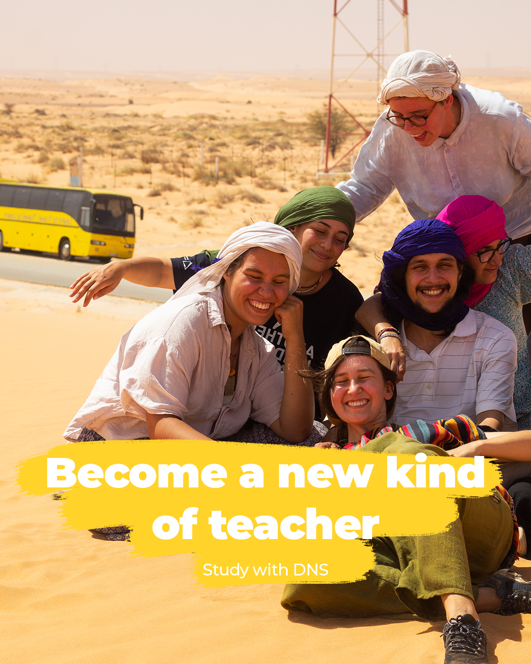 DNS International Teacher Training College Facebook ad from Mar 21, 2026