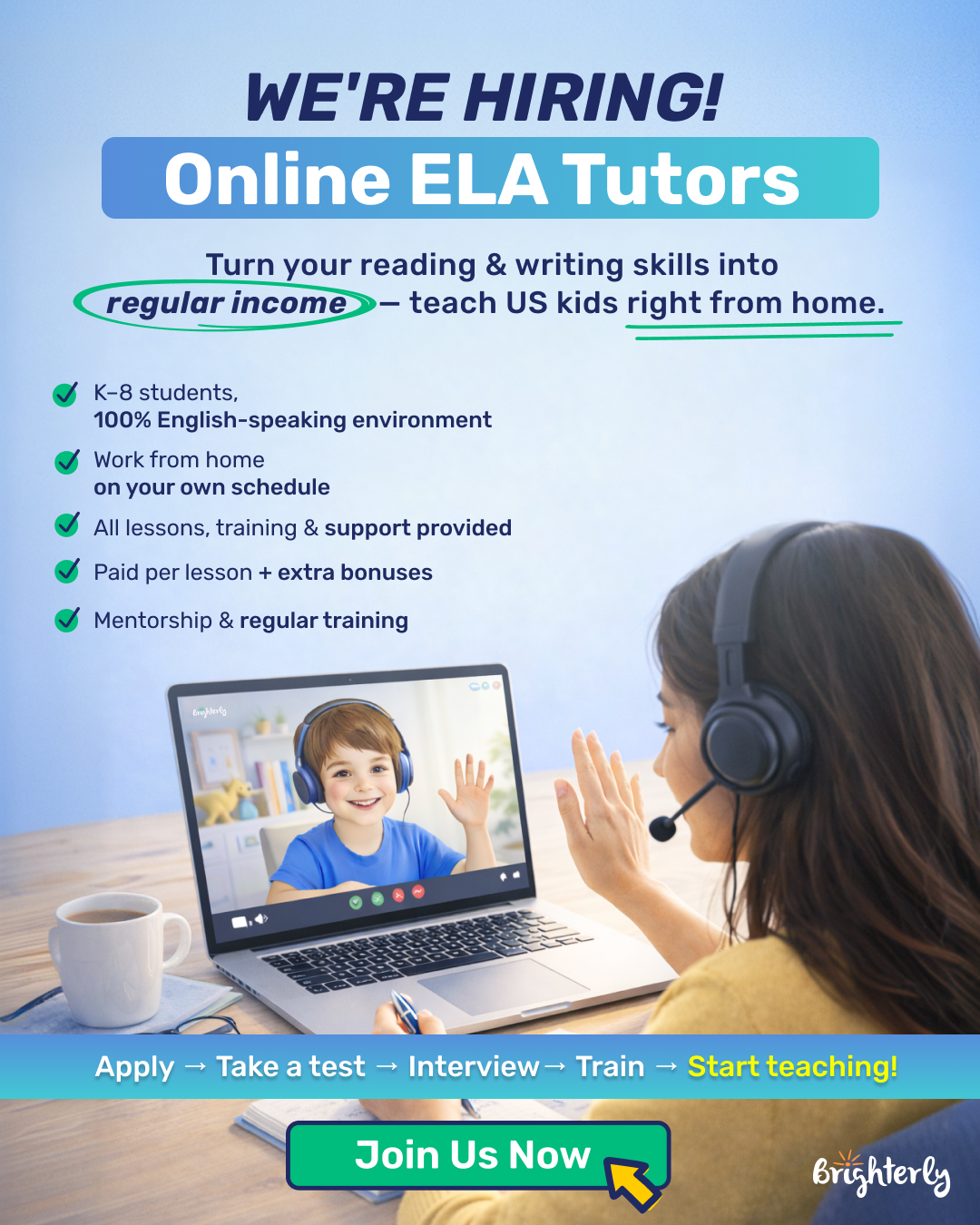Brighterly Facebook ad