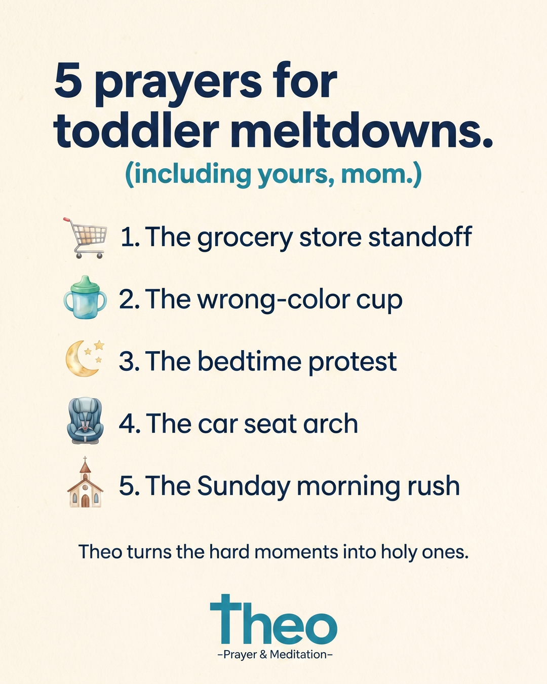 Theo: Prayer & Meditation Facebook ad