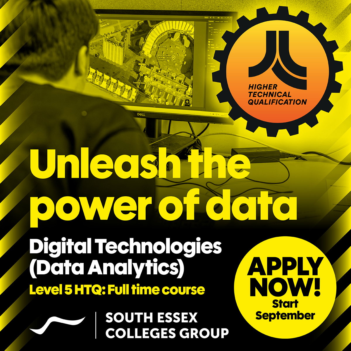 South Essex Colleges Group Facebook ad: Funding available through Student Finance England
