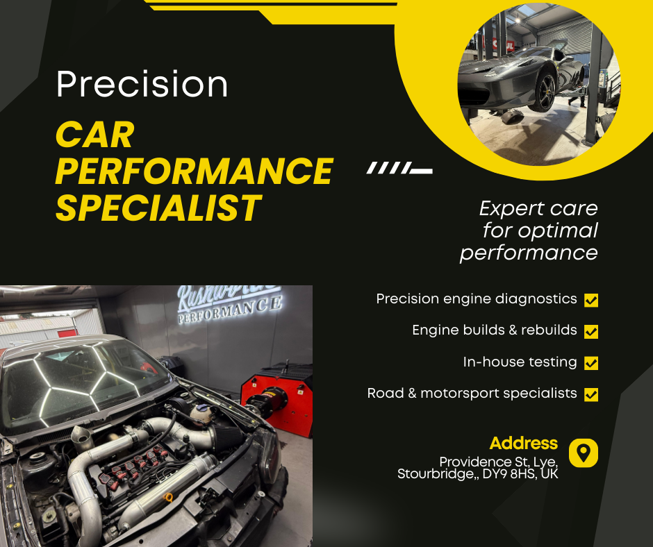Rushworth Performance Facebook ad: Precision engineering without the premium price.