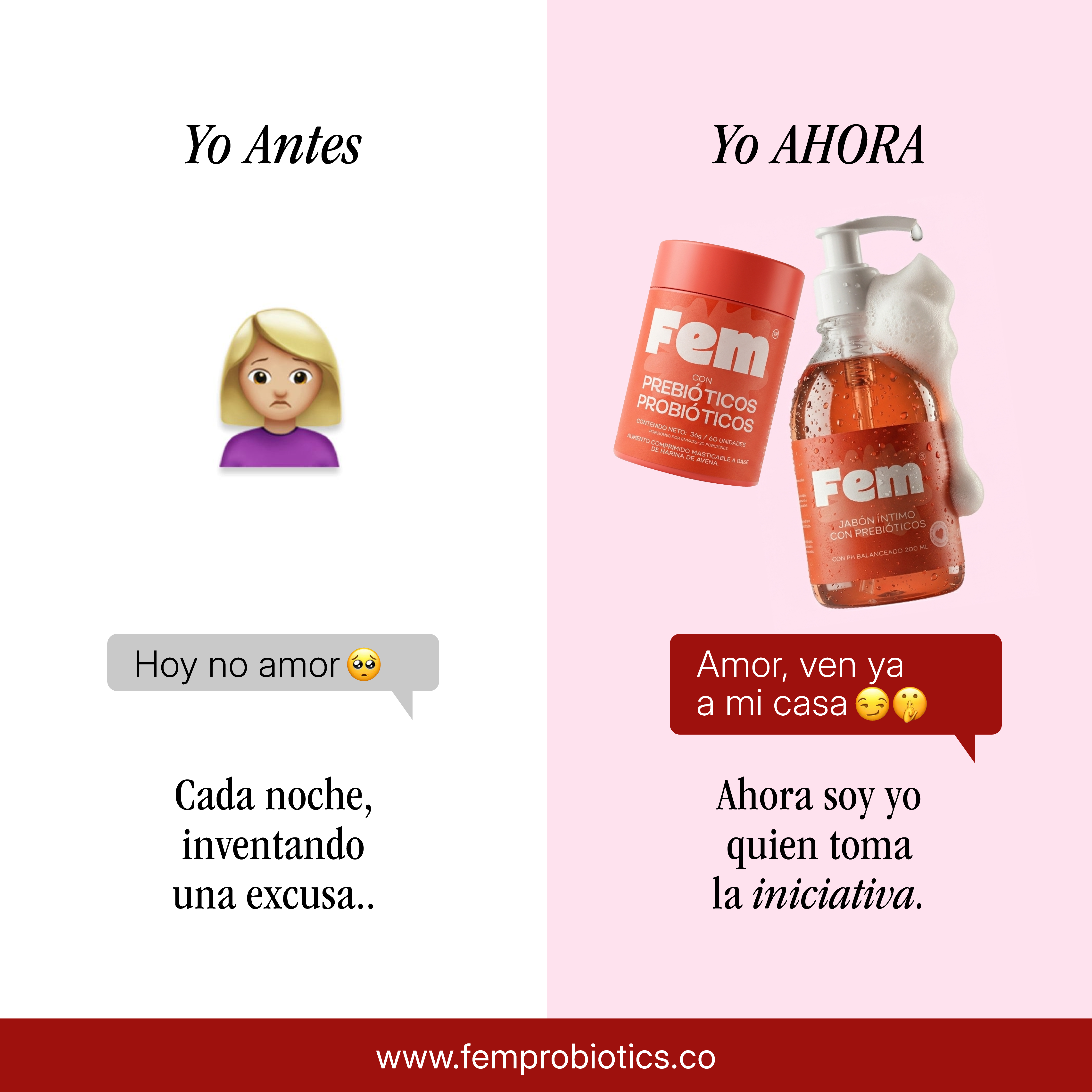 Fem Probiotics Facebook ad