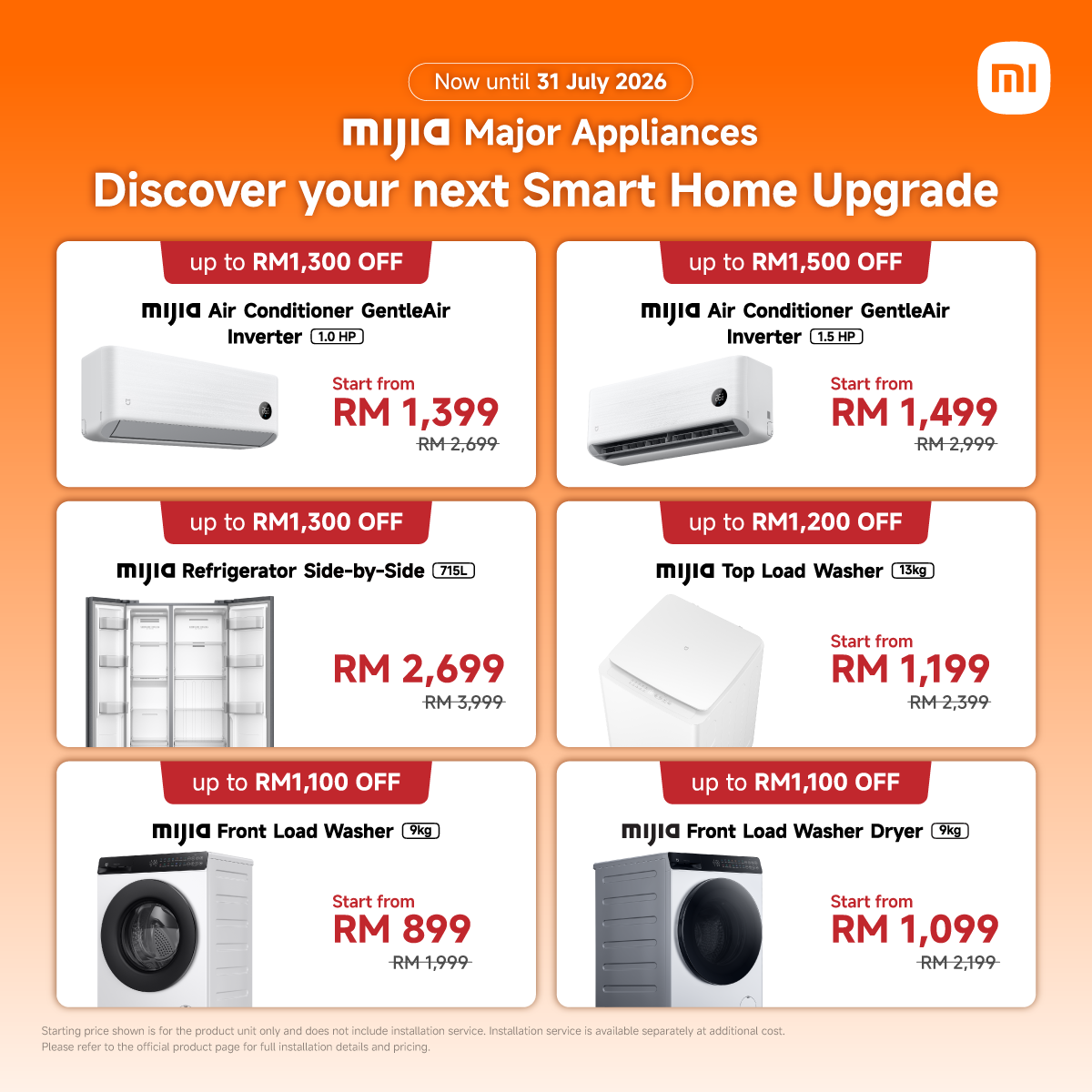 Xiaomi Malaysia Facebook ad: NEW Mijia Home Appliances