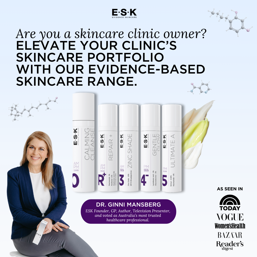 ESK  Evidence Skincare Facebook ad