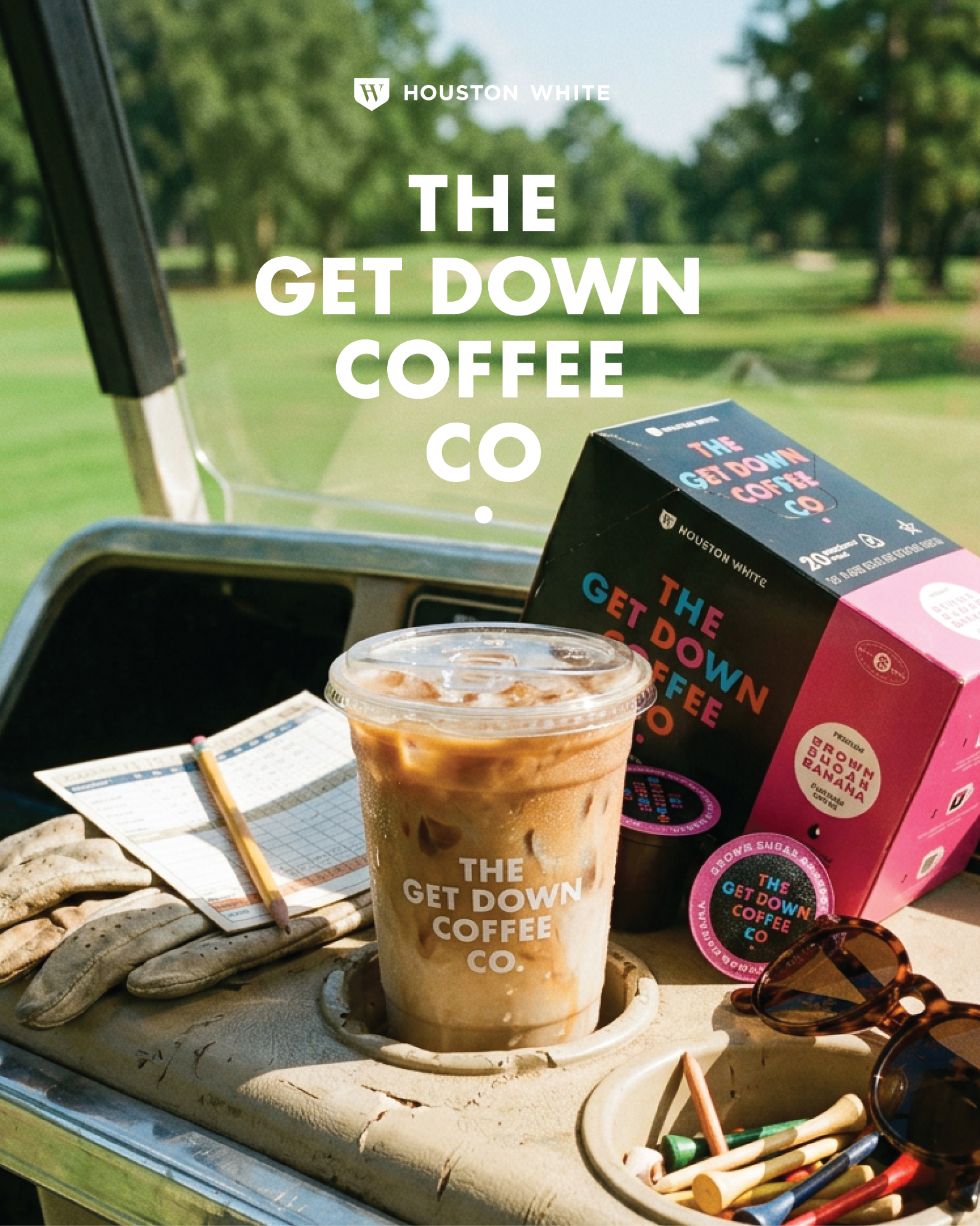 Get Down Coffee Facebook ad: Good coffee belongs outside.