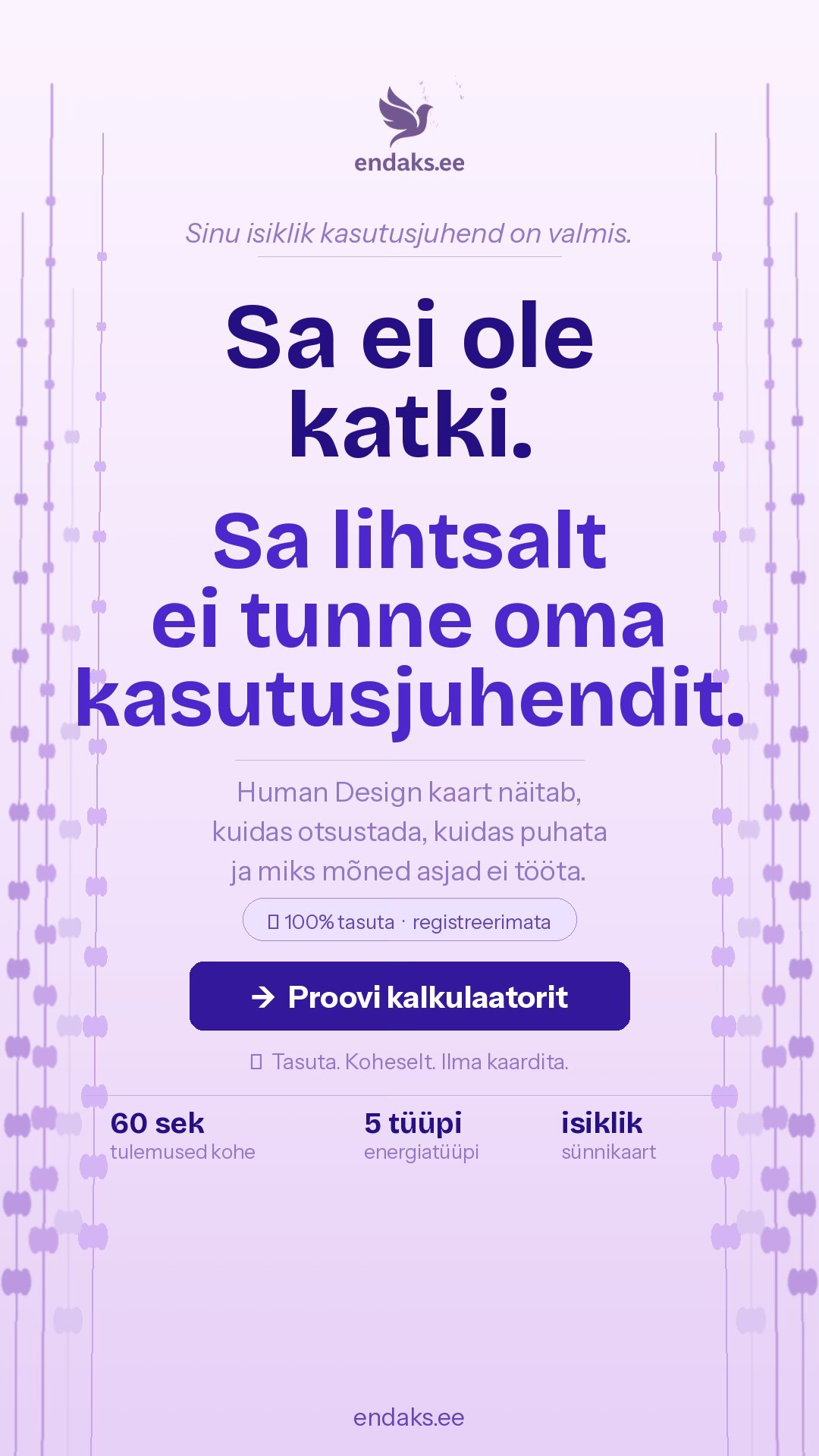 Endaks.ee Facebook ad: Leia coach või terapeut enesearengu teekonnale | Endaks.ee