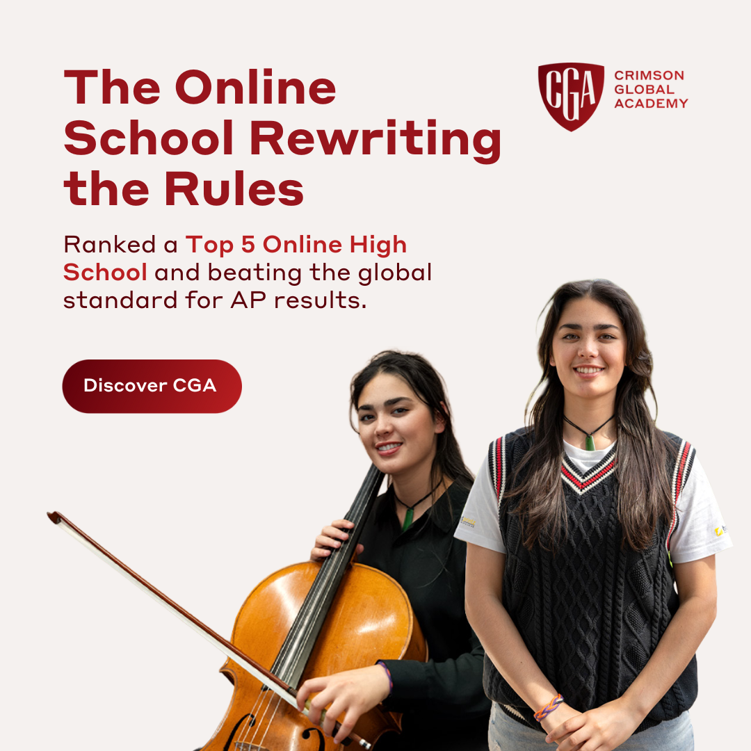 Crimson Global Academy Facebook ad
