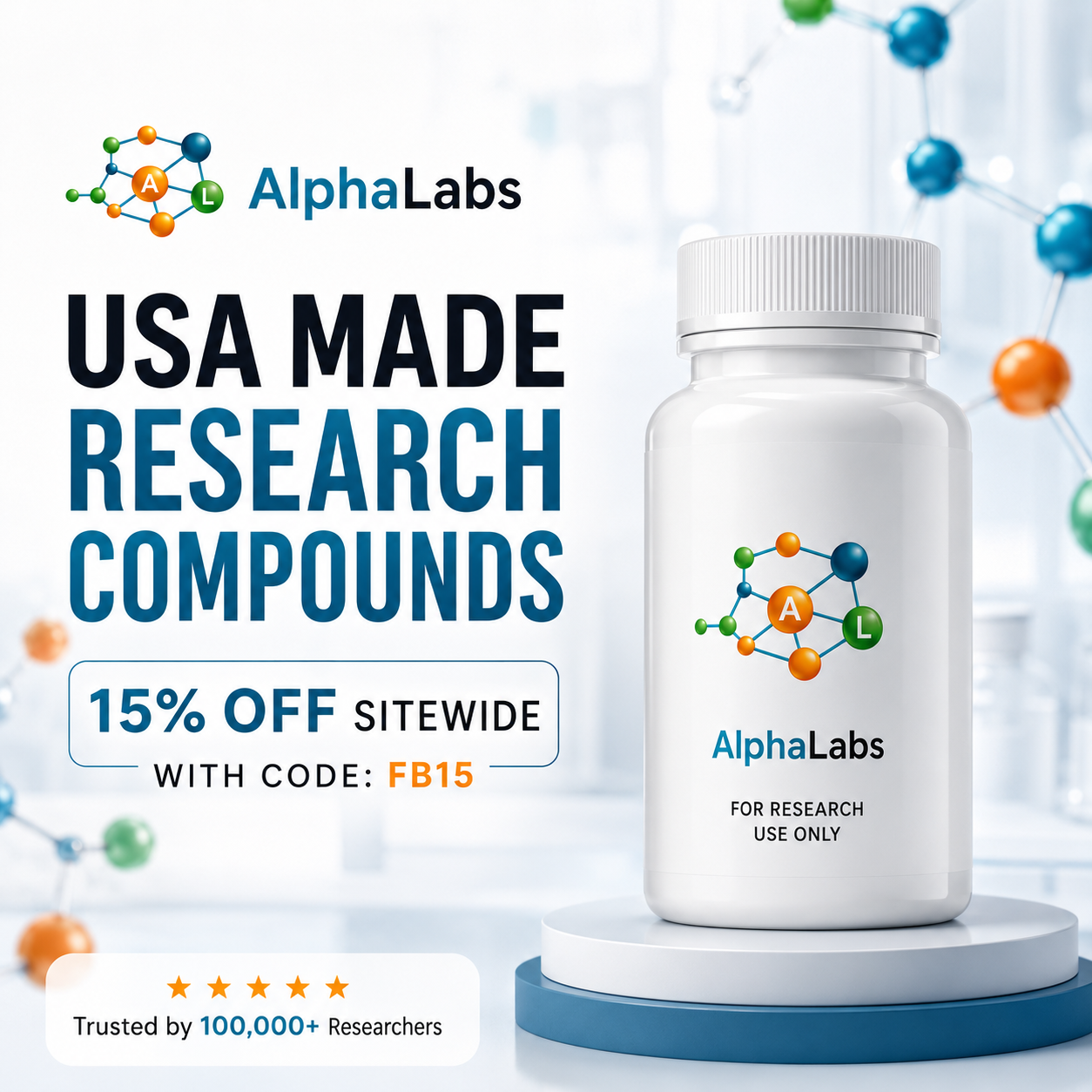Alpha Research World Facebook ad