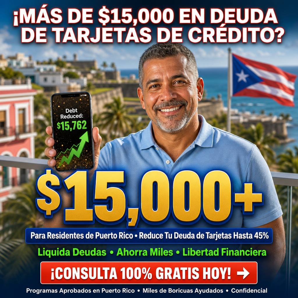 Tu Amigo Financiero Facebook ad: No Más Deudas en Puerto Rico