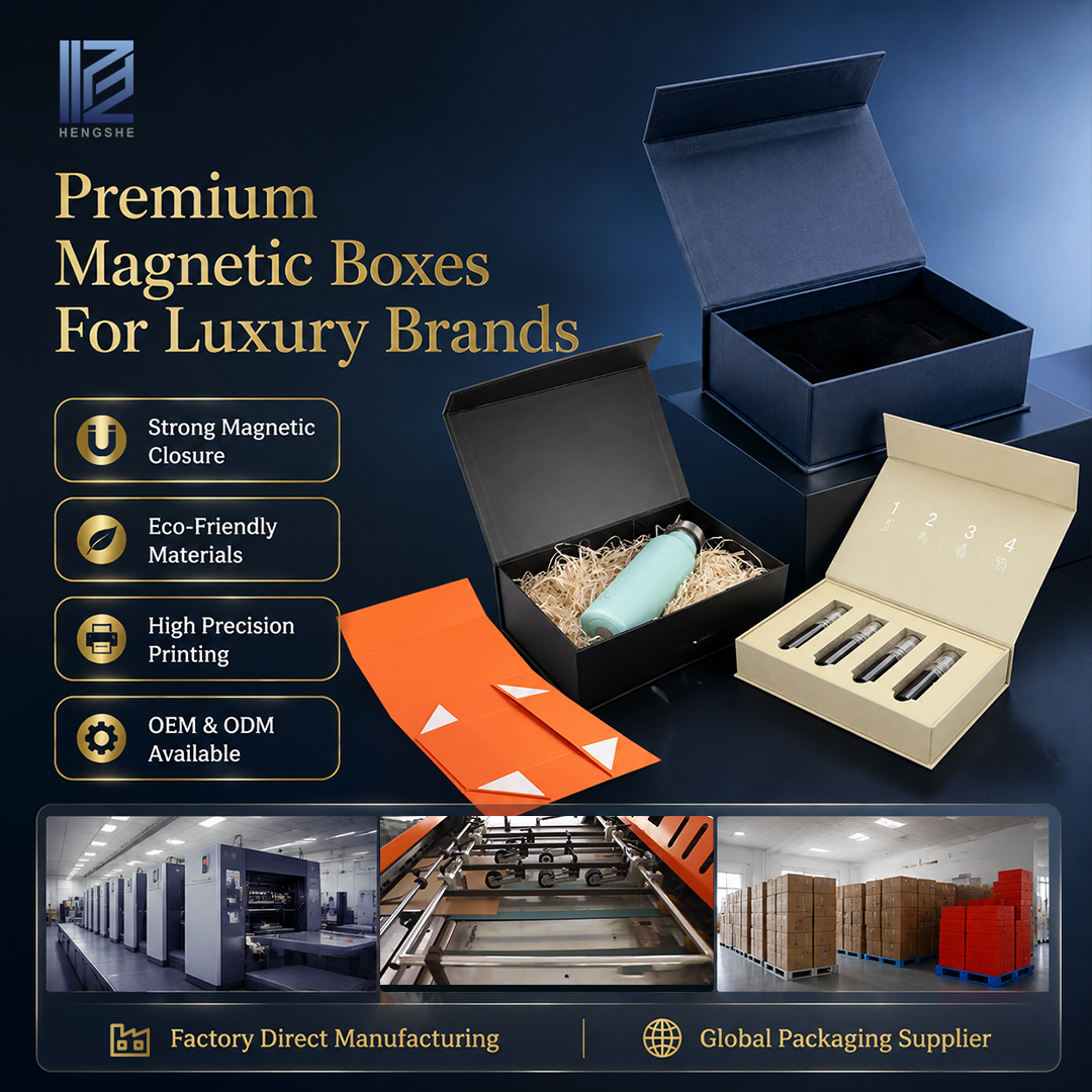 Jiaxing Hengshe Printing Co., Ltd. Facebook ad: Magnetic Box Importers & Buyers | Luxury Packaging…